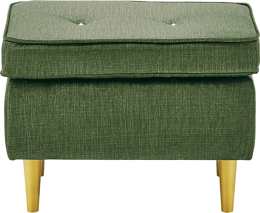 ED EXCITING DESIGN Hocker »Tom«, mit Strasssteinen und goldenen Füßen