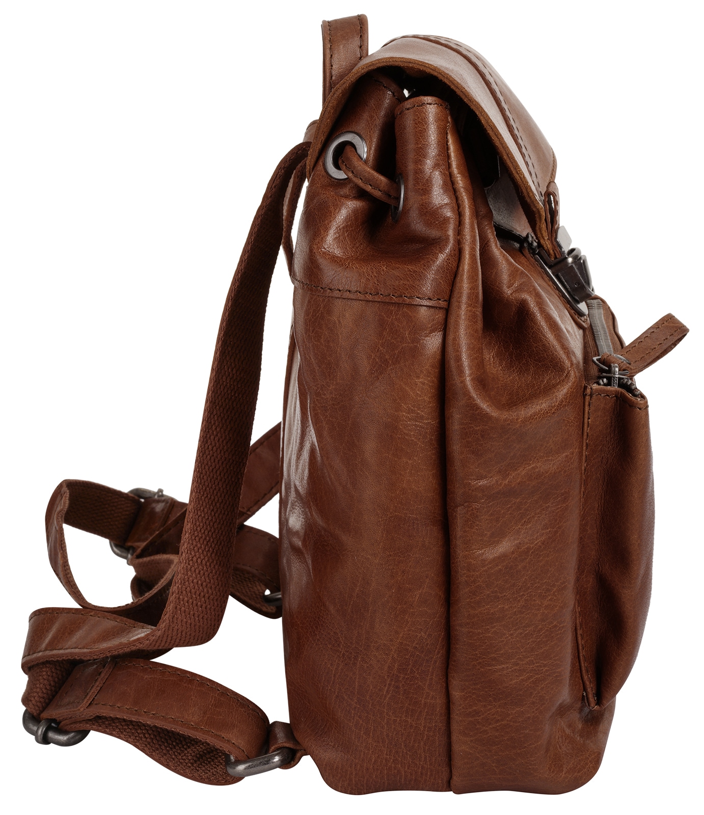 Spikes & Sparrow Cityrucksack »SPIKES & SPARROW Damen echt Leder« echt Leder