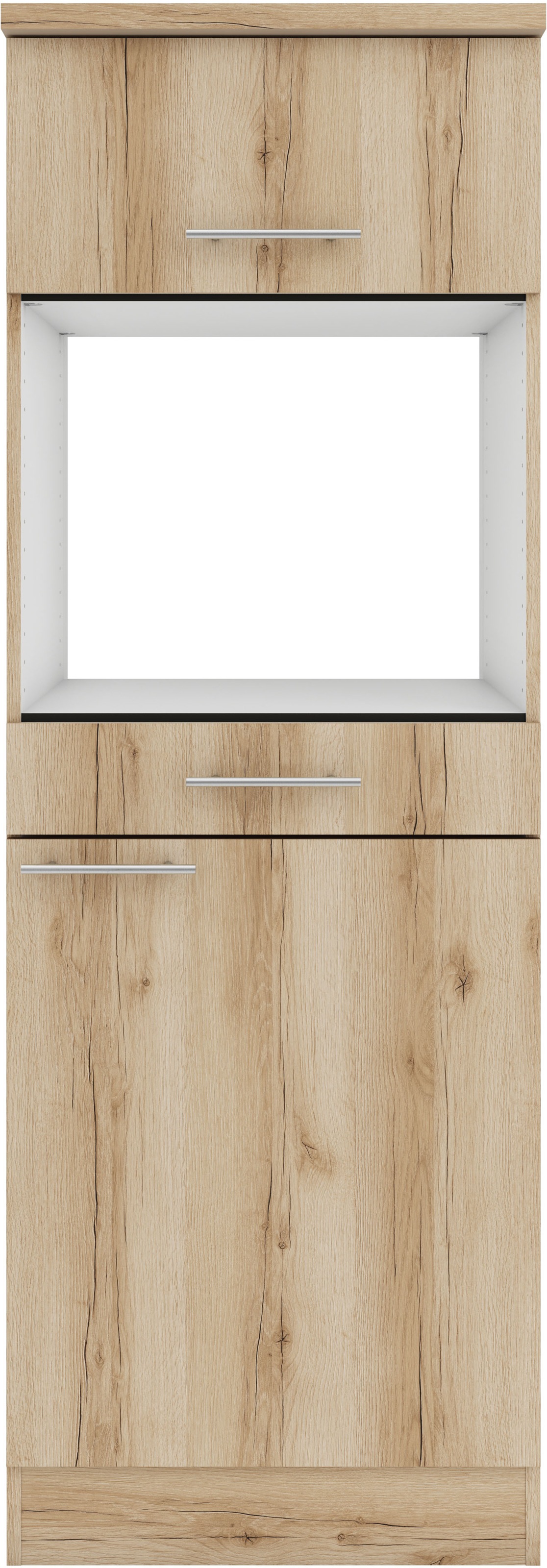 OPTIFIT Mikrowellenumbauschrank »Bella«, Breite 60 cm, Nischenmaße B/T/H 56,7/55,5/44,8 cm