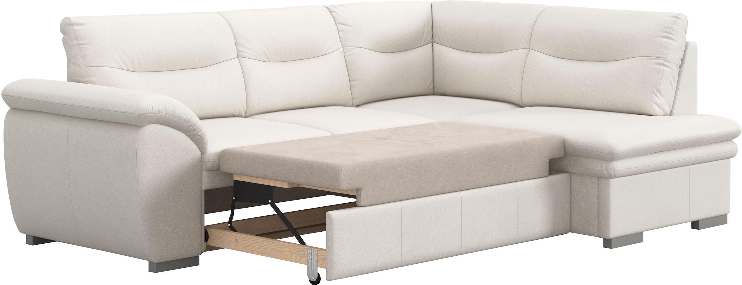 COTTA Ecksofa »Leandra L-Form«, wahlweise mit Bettfunktion & Bettkasten