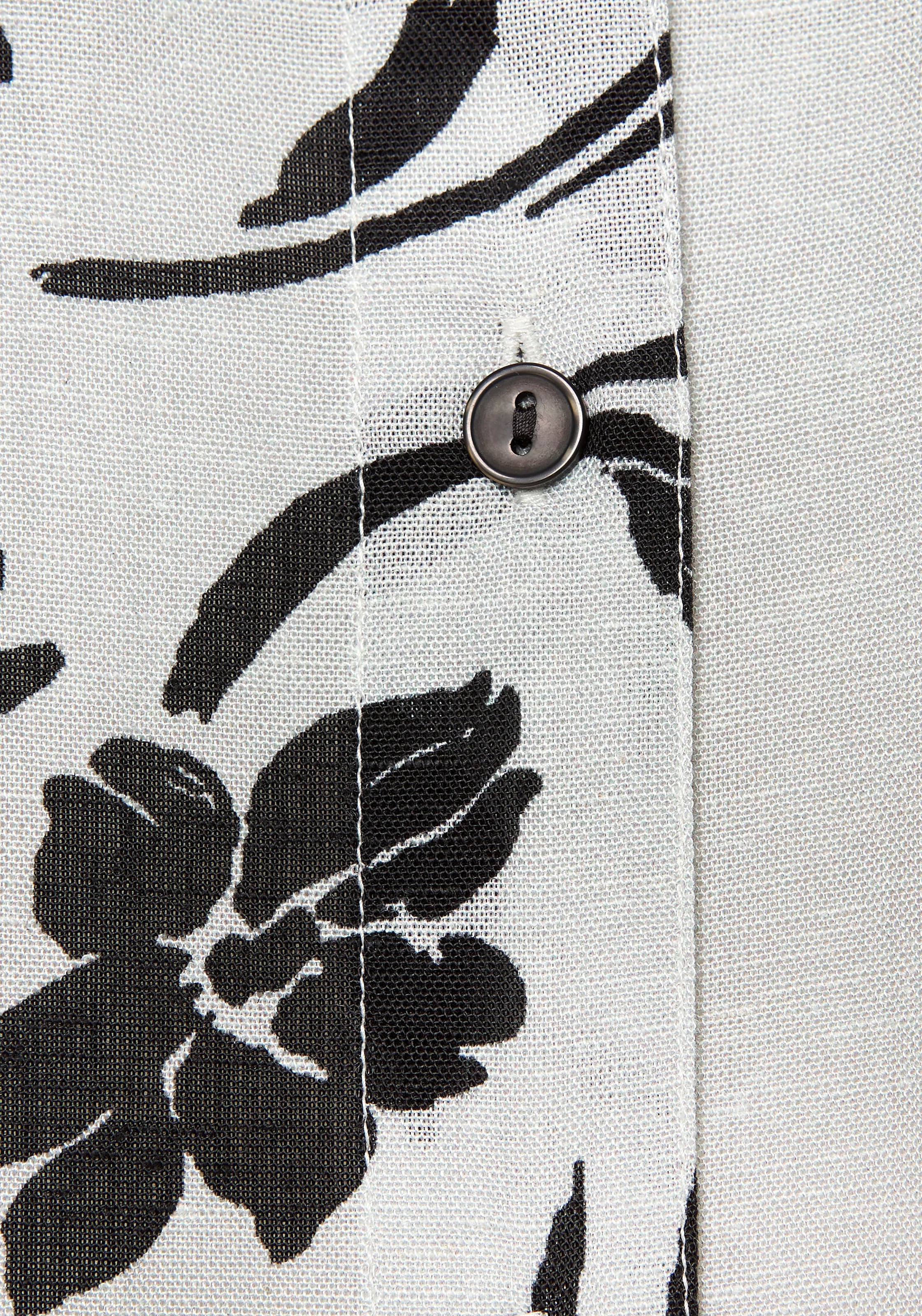 LASCANA Longbluse, aus weicher Webware mit Leinenanteil, sommerliches Blusenkleid
