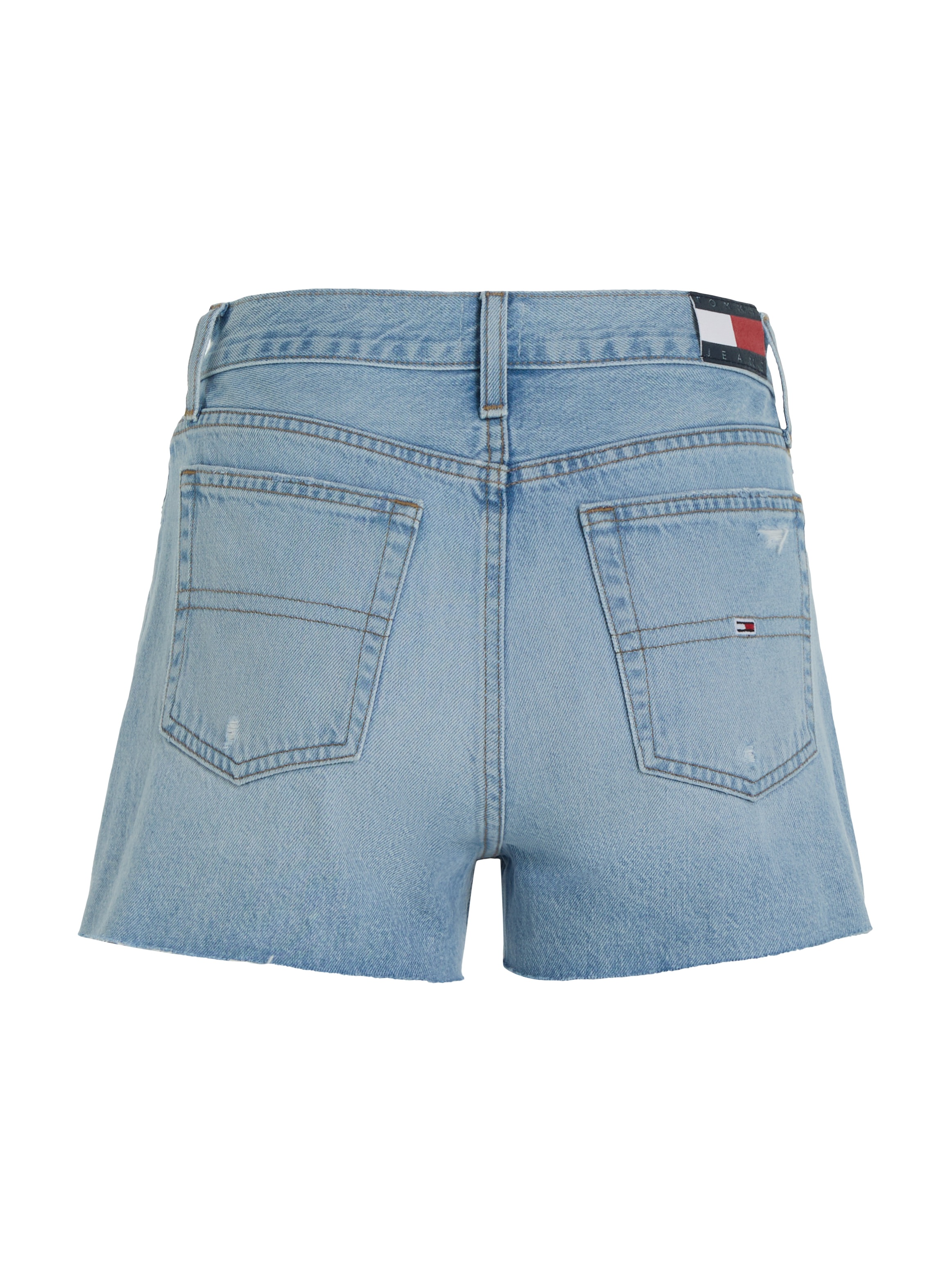 Tommy Jeans Shorts »HOT PANT BH0015«, mit heavy Destroyed Effekten am Saum