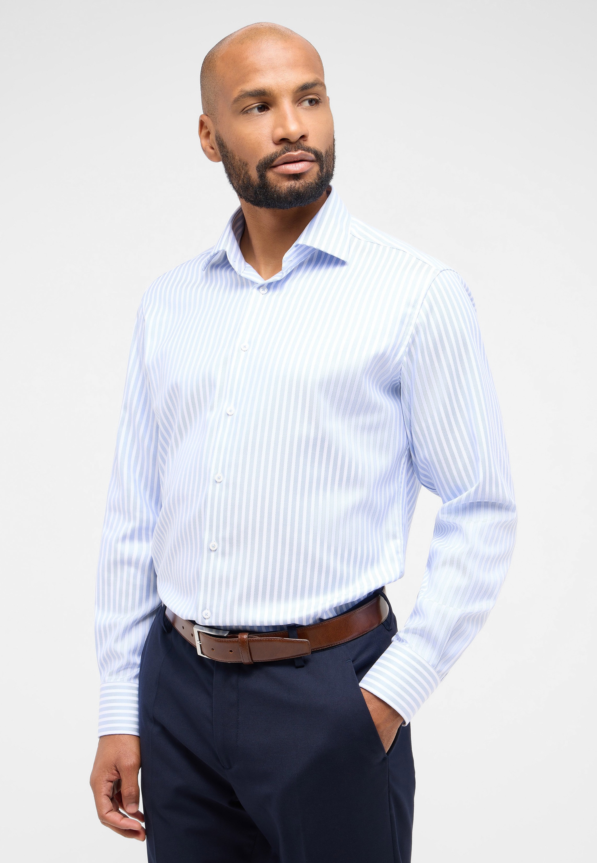 Eterna Langarmhemd »MODERN FIT« NON IRON (bügelfrei)