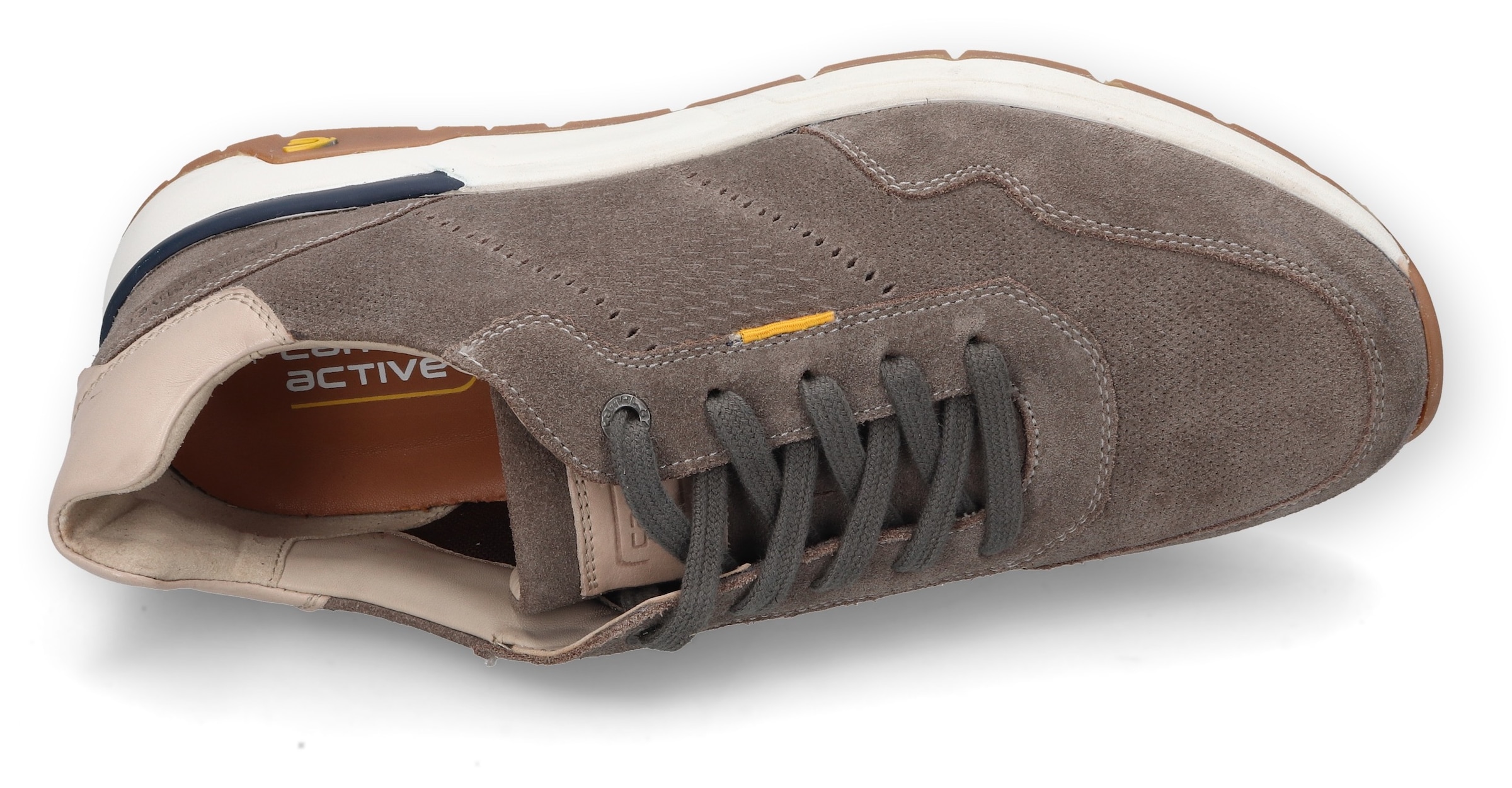 camel active Sneaker, Schnürschuh, Retro Sneaker mit Lederfutter