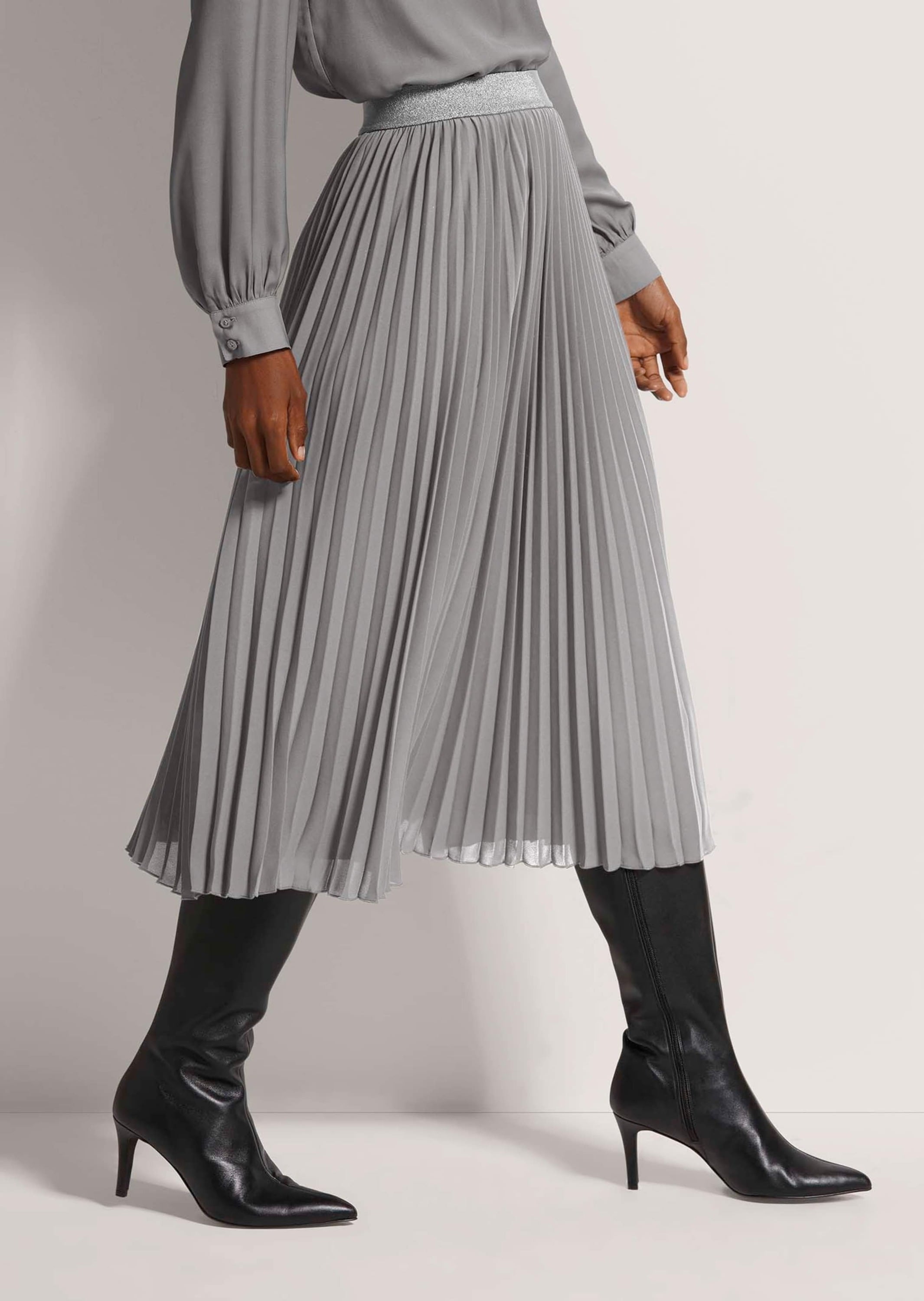 MADELEINE Midirock »Plisseerock Eleganter Faltenrock in Midilänge«