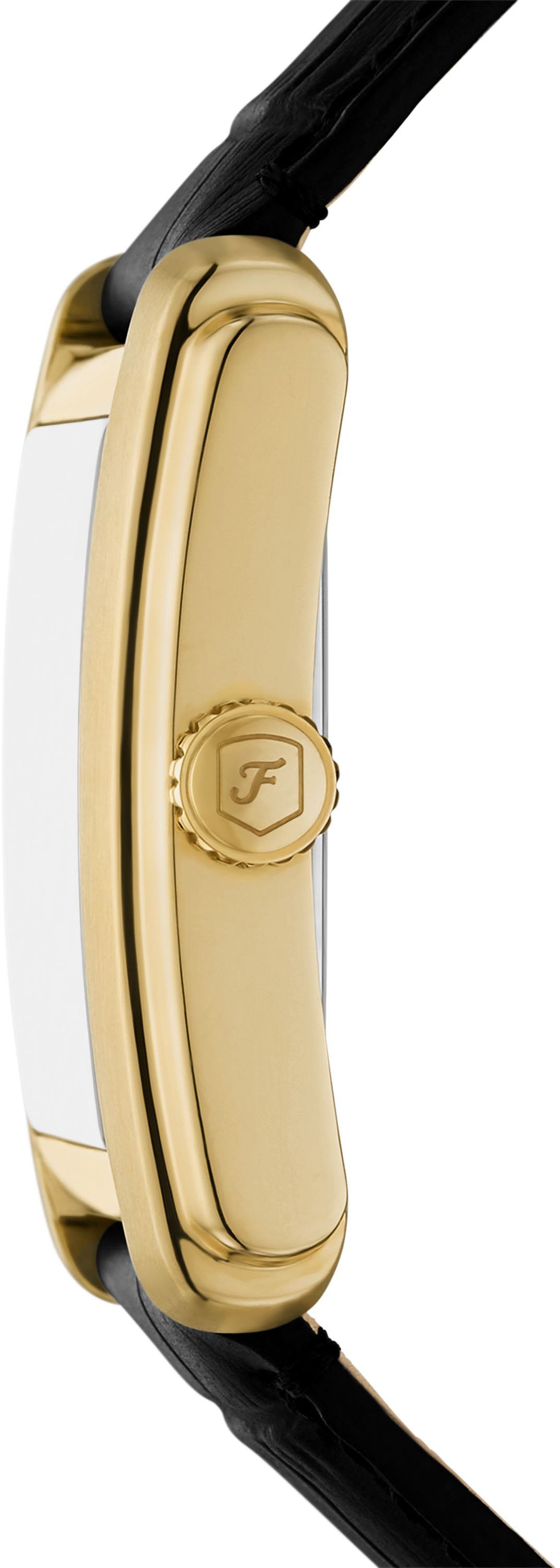 Fossil Quarzuhr »CARRAWAY«, Armbanduhr, Herrenuhr, Lederarmband, analog