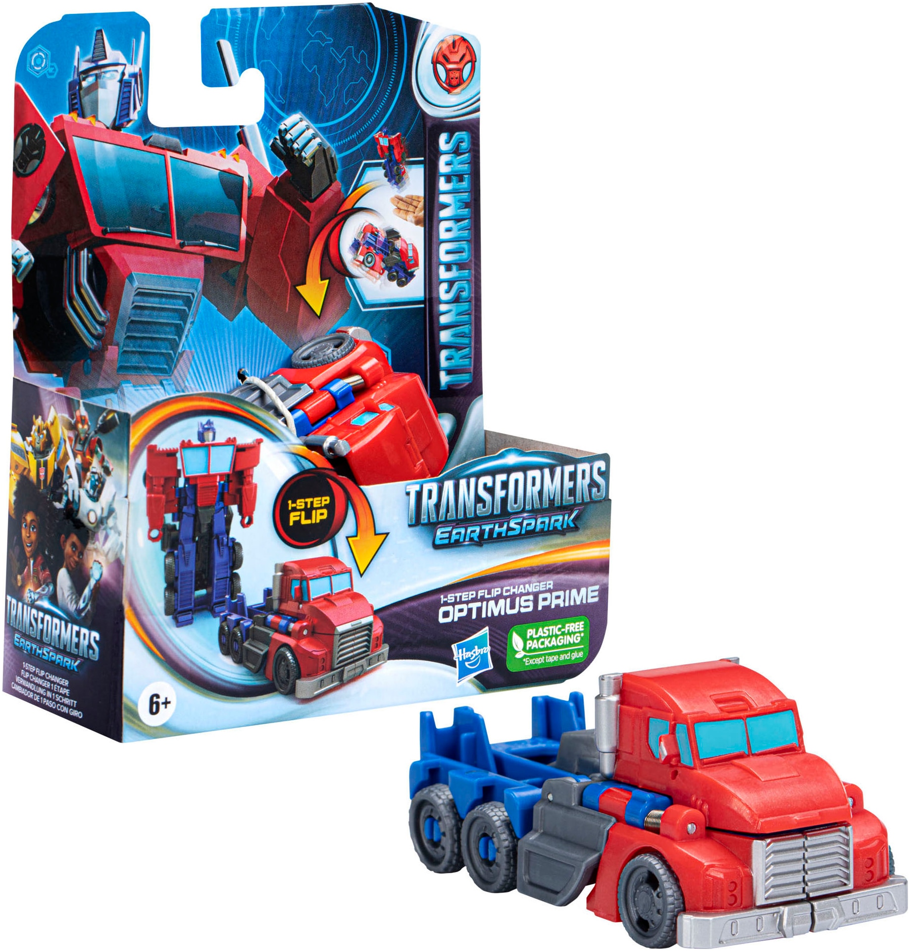 Actionfigur »Transformers EarthSpark, 1-Step Flip Changer Optimus Prime«