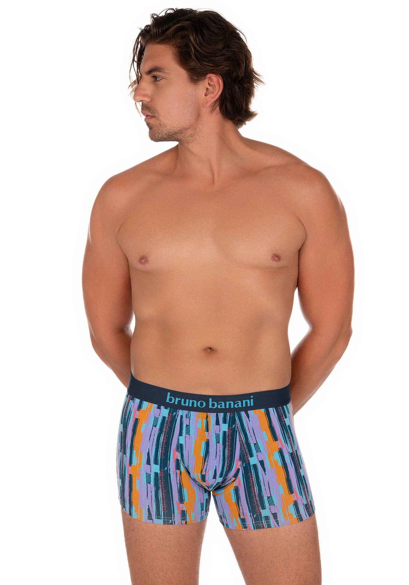 Bruno Banani Boxershorts »Retro Pants«, (2er Pack), mit stylischen Mustern