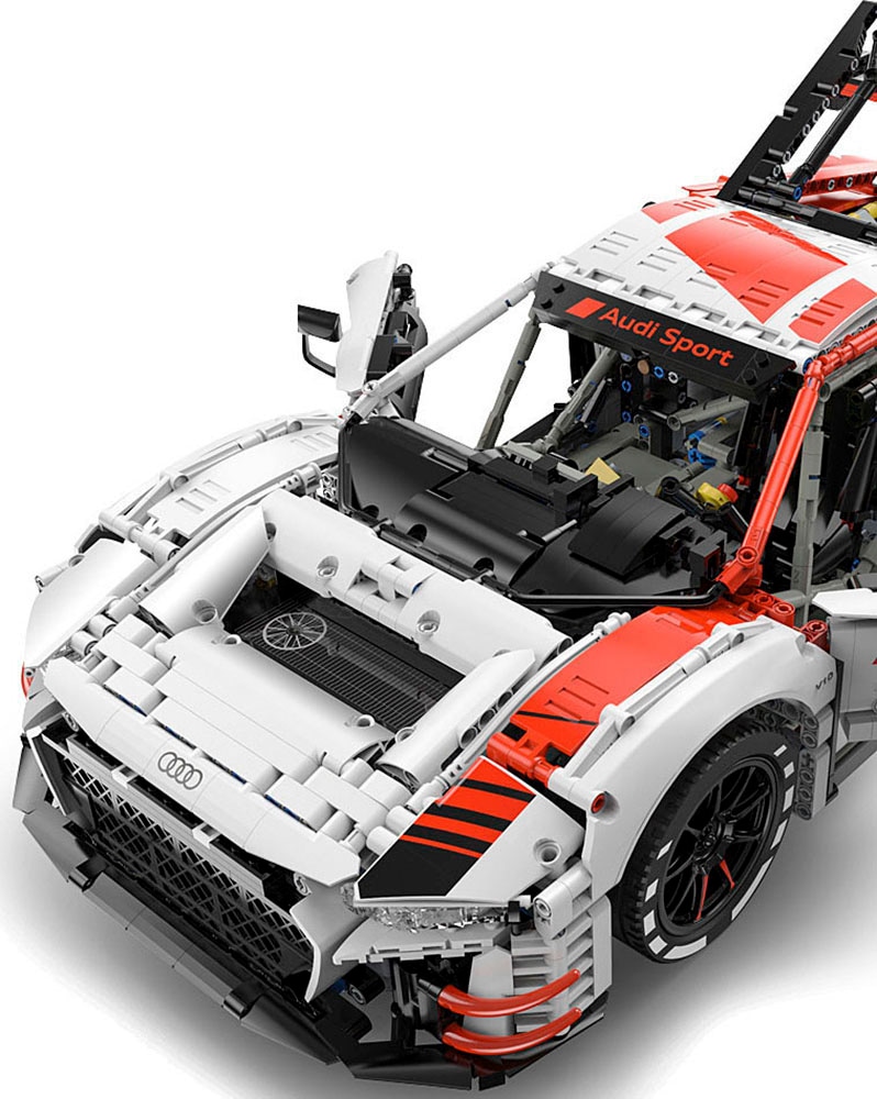 Jamara Sammlerauto »Audi R8 LMS GT3 1:8 weiß Bricks«, 1:8