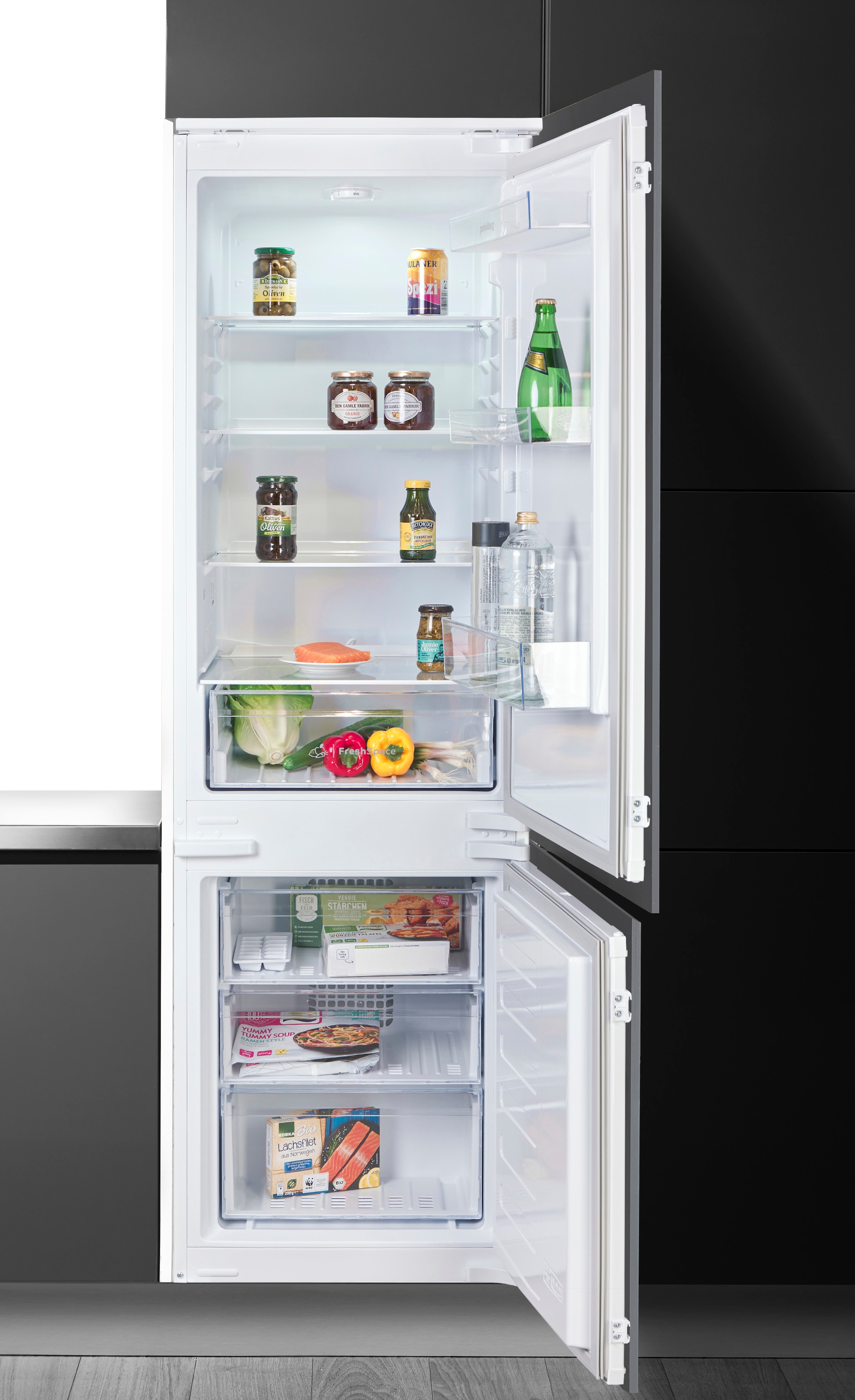 Privileg Einbaukühlgefrierkombination »PCINF 178S2« 177,5 cm hoch 54 cm breit