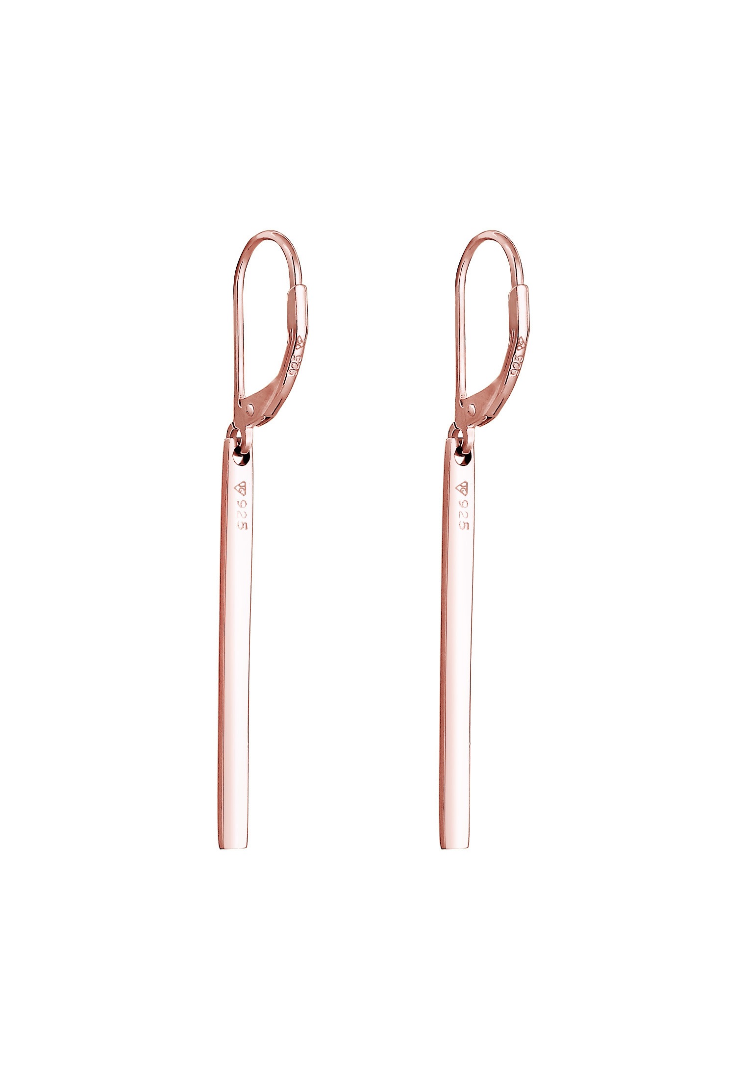 Elli Paar Ohrhänger »Ohrringe Basic Hänger Geo Stab Look 925 Silber«