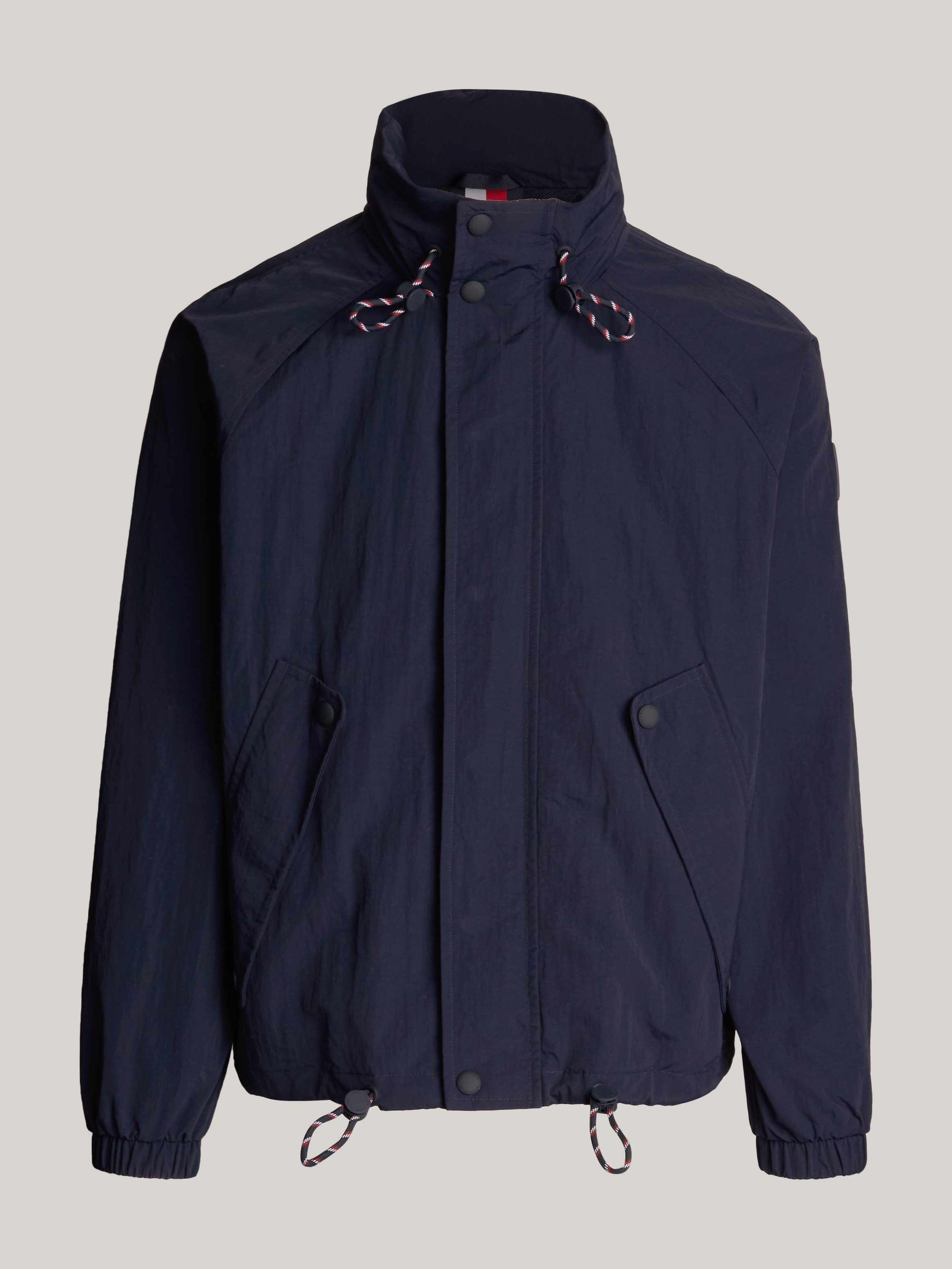 Tommy Hilfiger Blouson »REGATTA JACKET«, mit Kapuze, wasserabweisend, hochgeschlossen, mit verstaubarer Kapuze