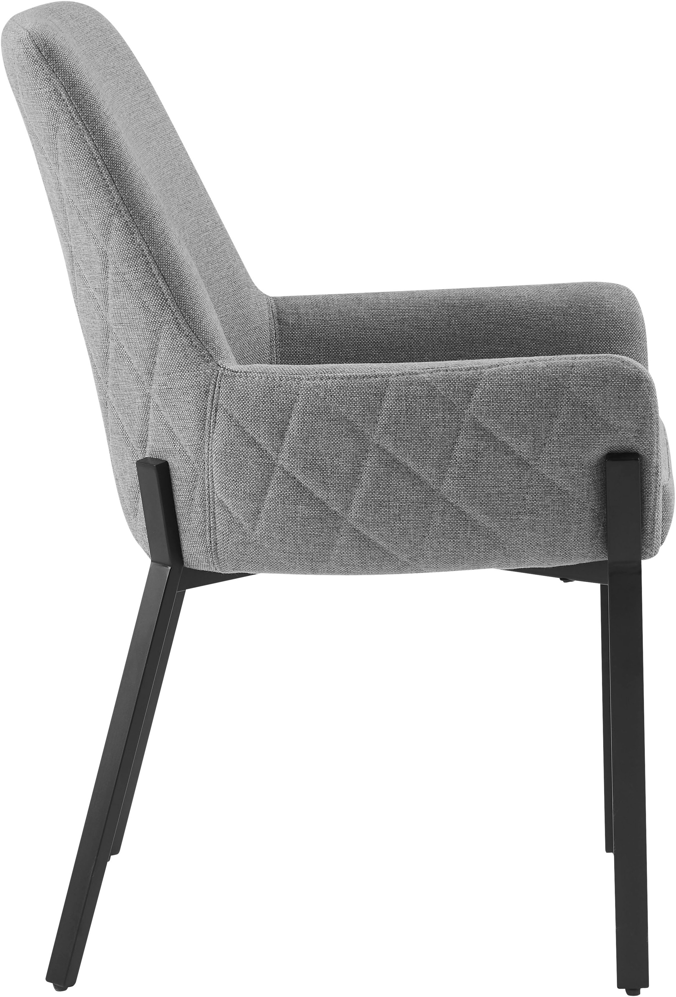 OTTO home Stuhl »Lome« () 1 Stk.mit pflegeleichtem Webstoff Bezug, Metallgestell, Sitzhöhe 49 cm