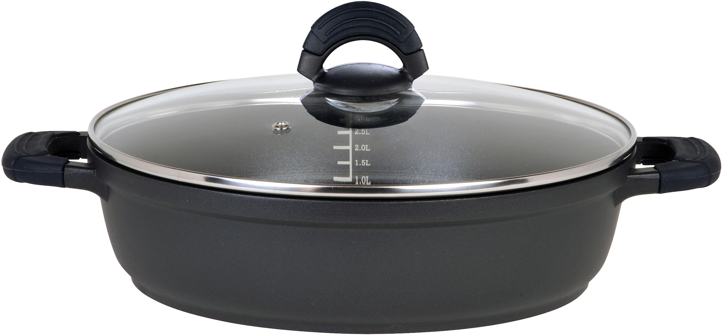 GSW Bräter "SilcoGuss noir" 1 Stk. tlg. Aluminiumguss