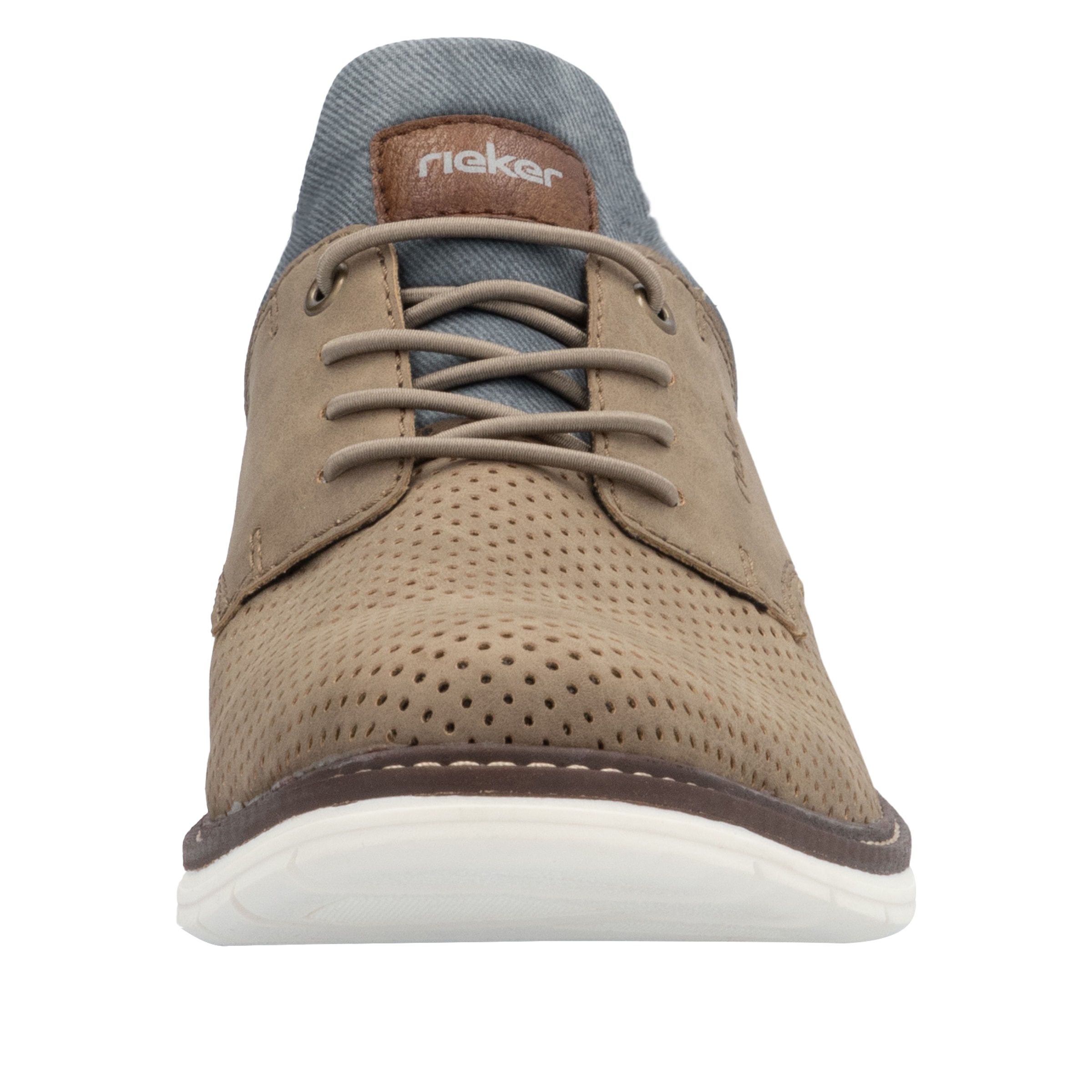 Rieker Slip-On Sneaker  Schlupfschuh, Halbschuh, Freizeitschuh mit Prägung