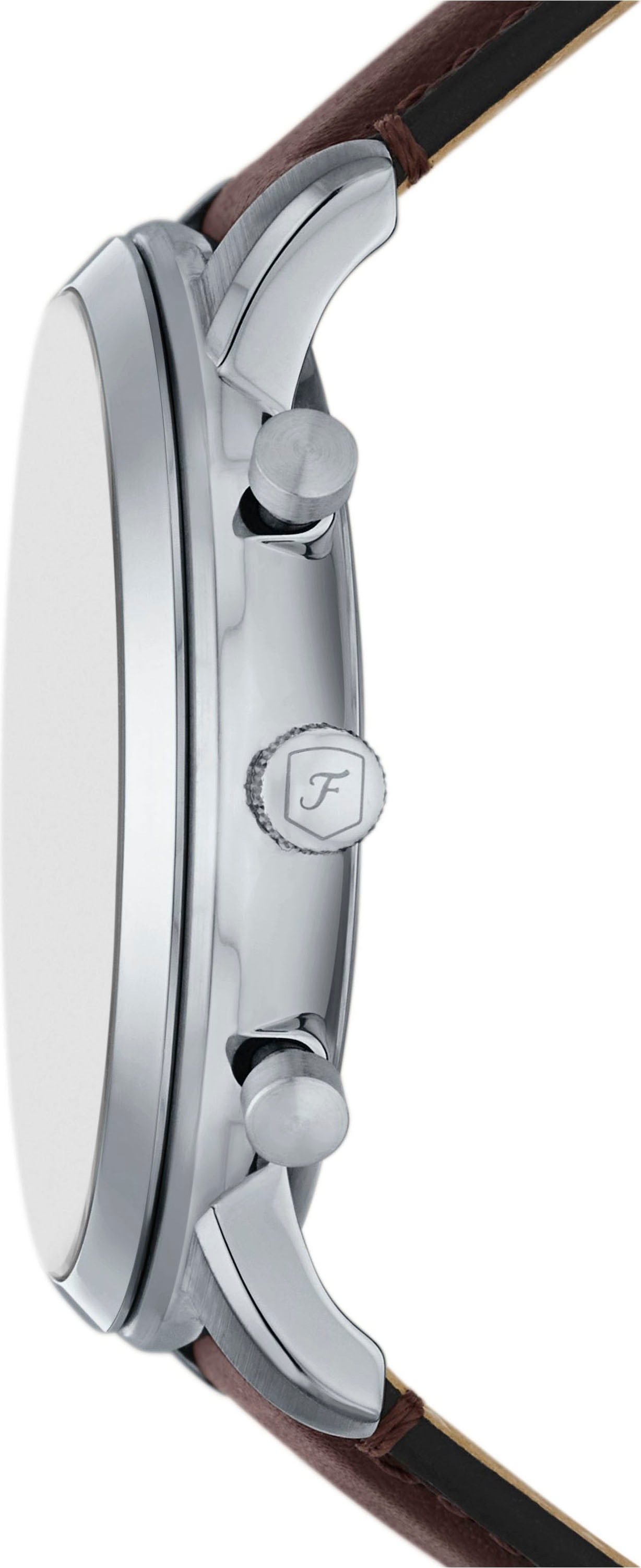 Fossil Chronograph »NEUTRA«, Quarzuhr, Armbanduhr, Herrenuhr, Lederarmband, analog, Datum