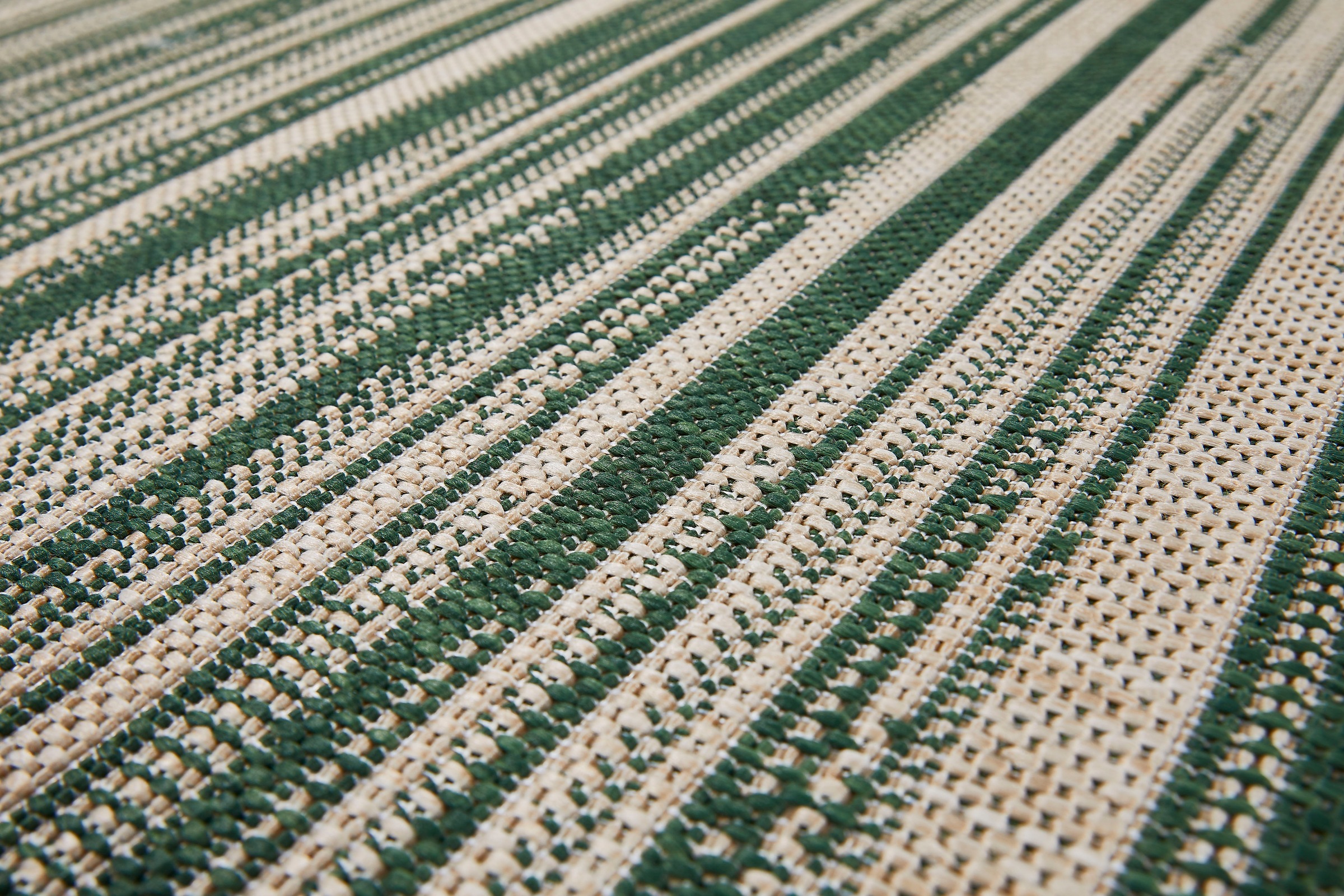 my home Teppich »Dawes, Made in Ukraine«, rechteckig, 5 mm Höhe, Flachgewebe, gestreift, In- und Outdoor geeignet, Wohnzimmer