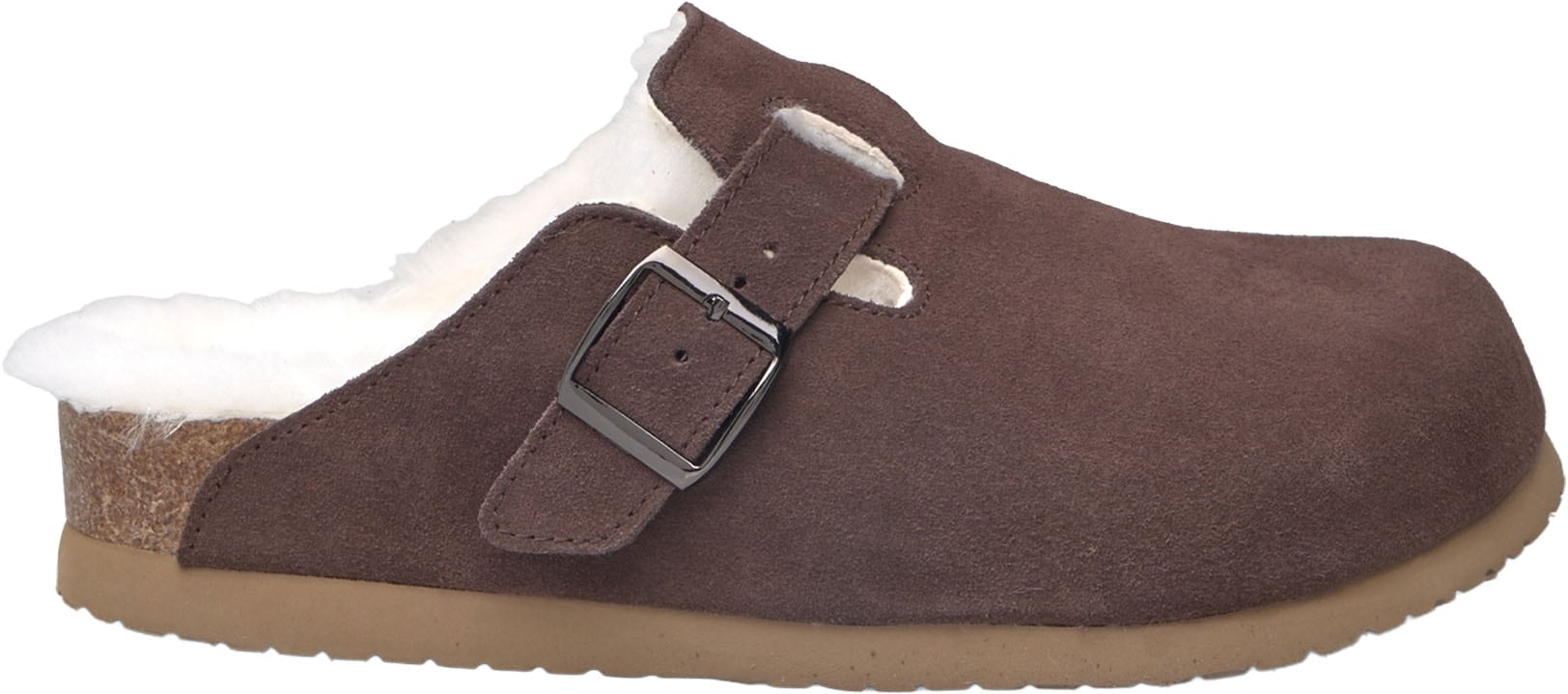 rosemunde Hausschuh »Evelyn Leather Sandals«  wärmend, mit Memory-Foam, weiches Fußbett