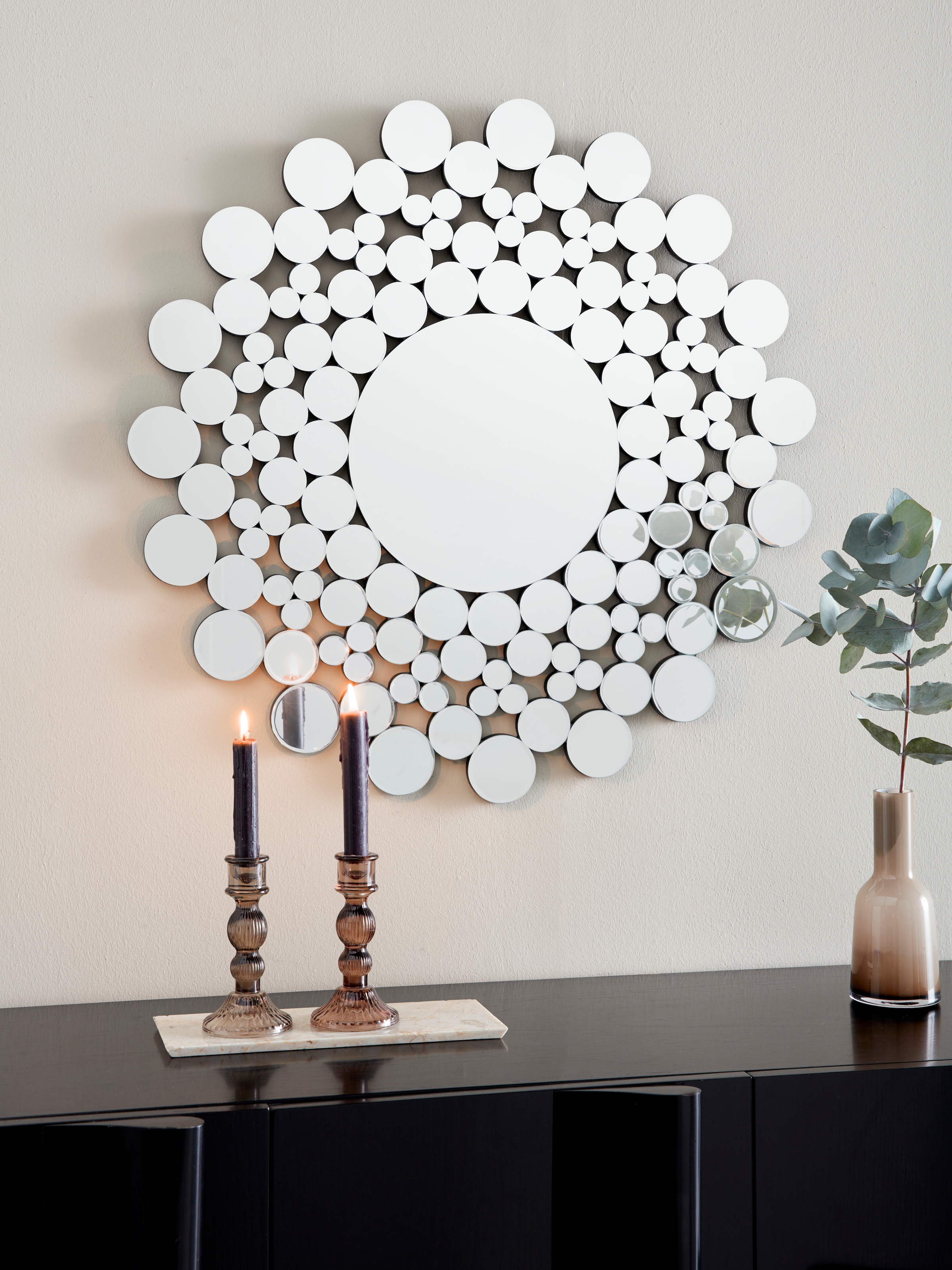 Guido Maria Kretschmer Home&Living Dekospiegel, Garantie cm 70 Spiegelelementen, 3 Wandspiegel, mit Ø | Jahren Dekospiegel, kaufen online XXL aus