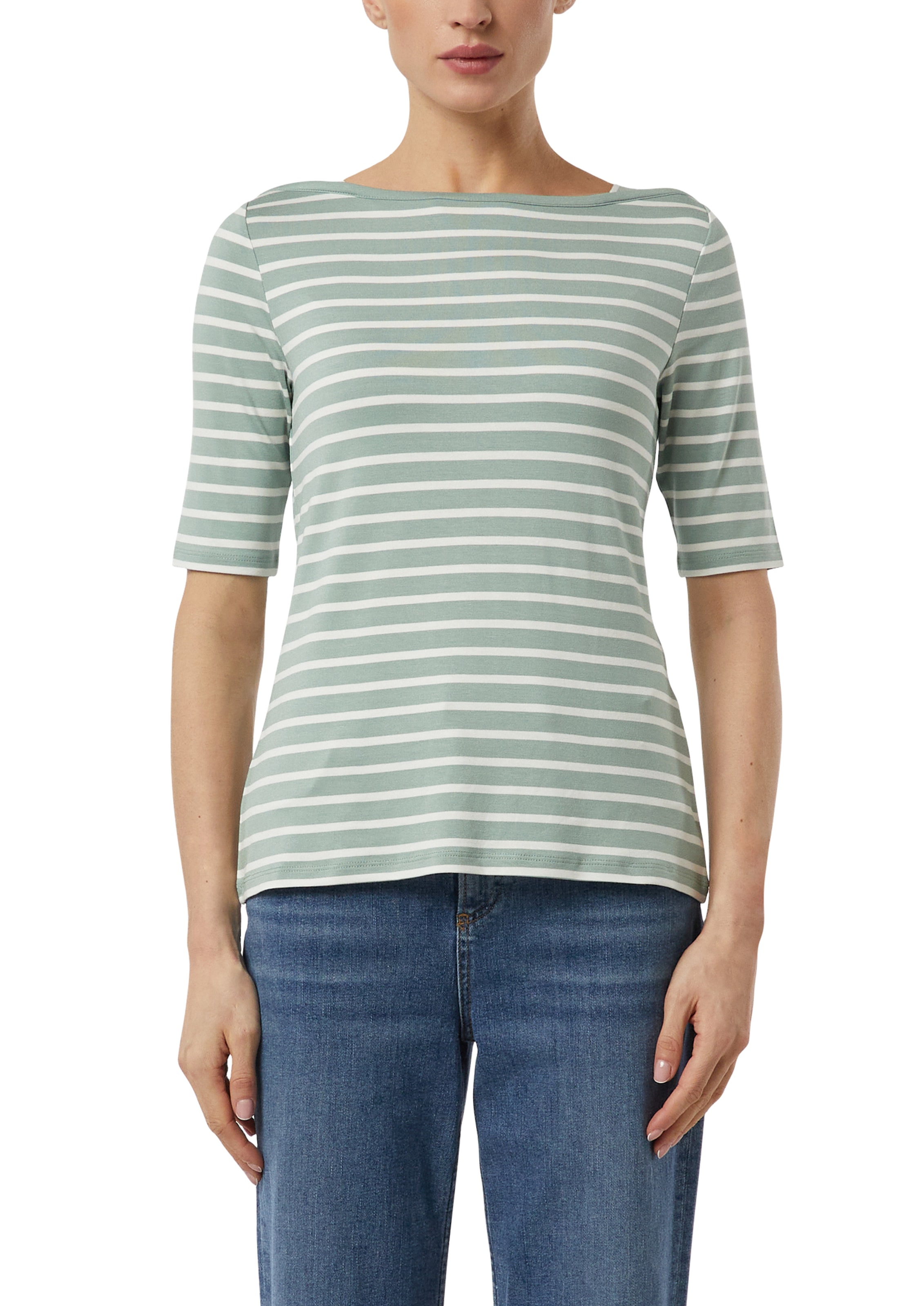 Comma T-Shirt im Streifen-Look