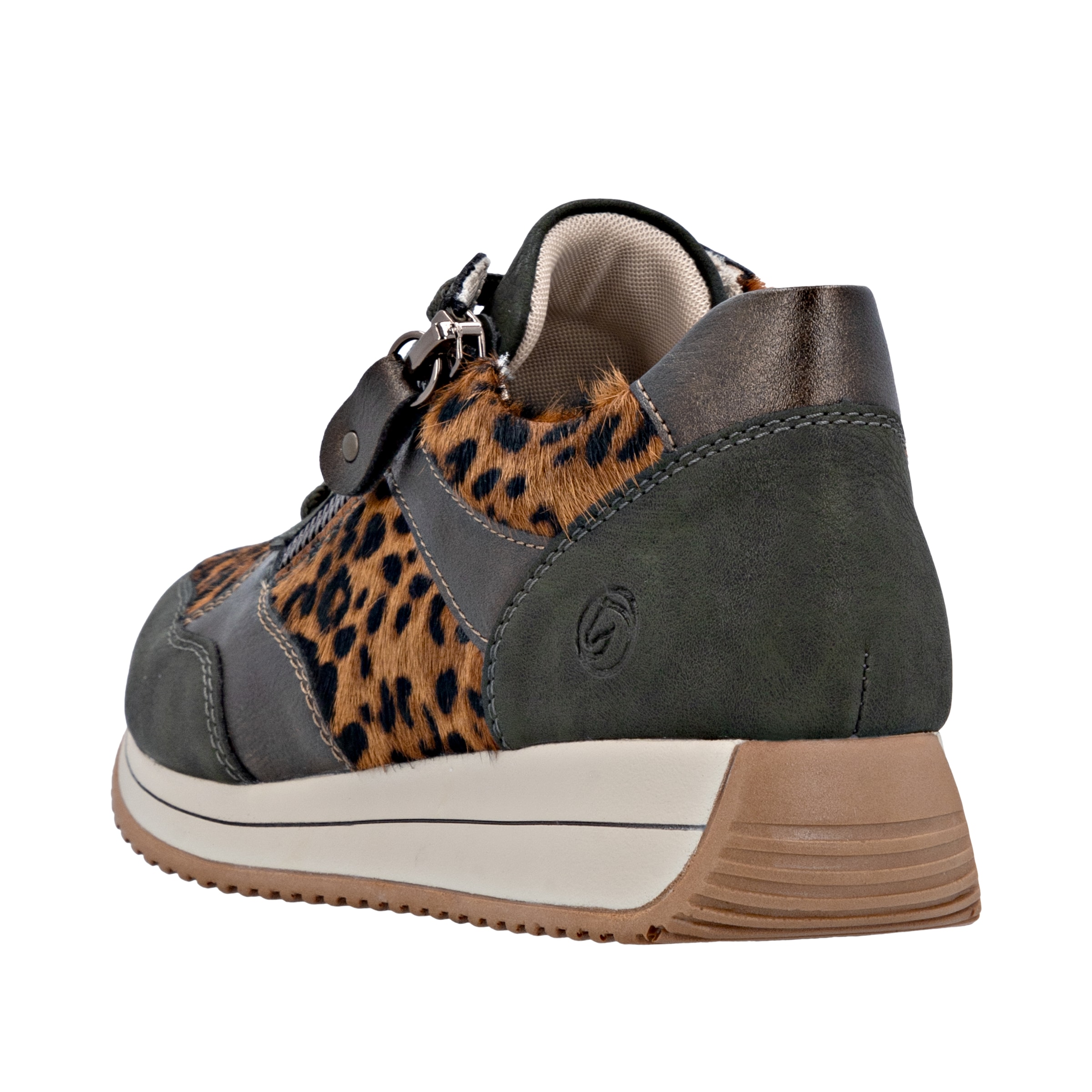 Remonte Keilsneaker, Schnürschuh, Halbschuh, Casual-Sneaker mit Innenreißverschluss