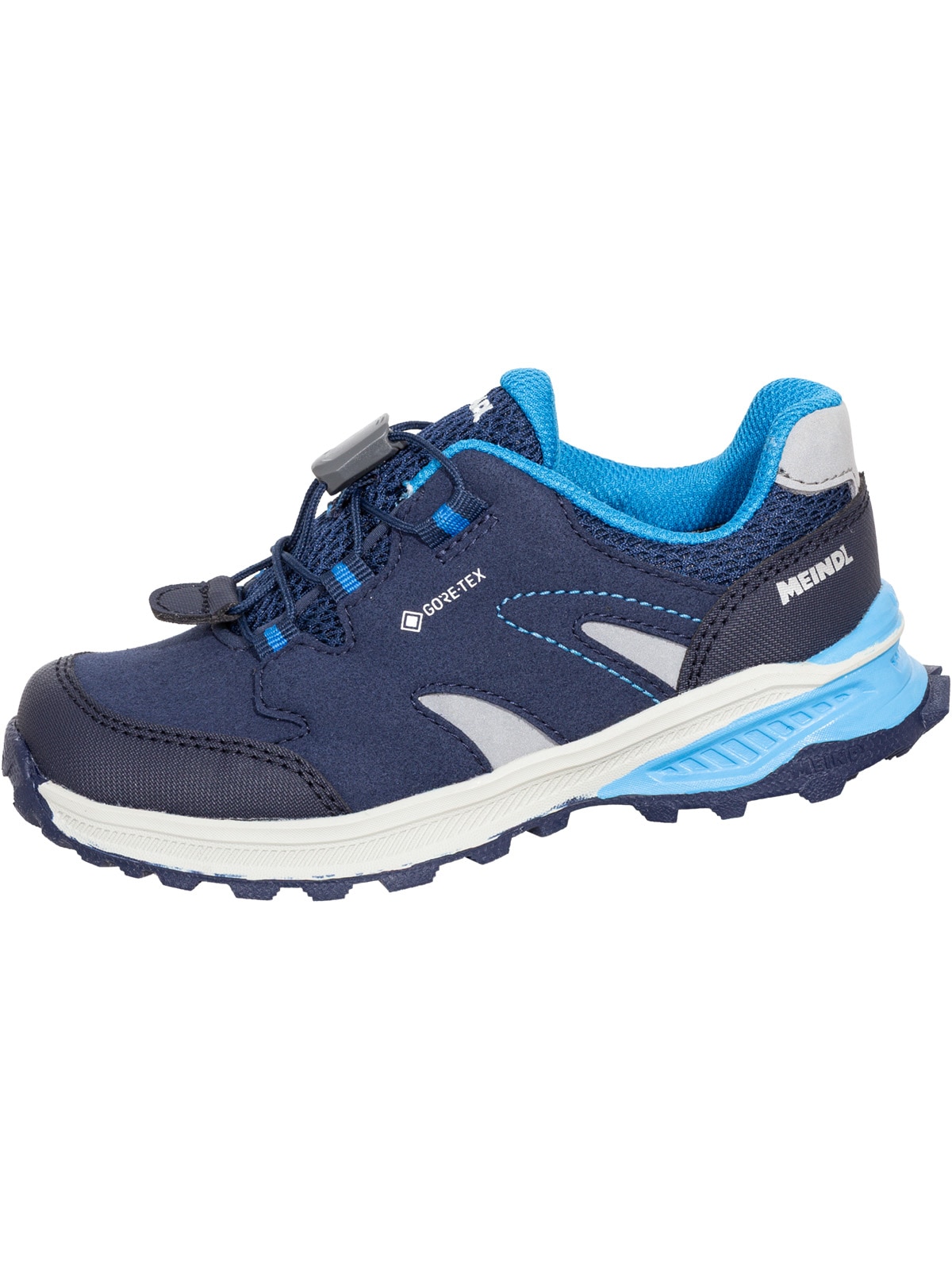 Meindl Wanderschuh »Meindl Kivo Junior GTX marine/cobalt«  Herausnehmbares Best-Fit-Fußbett für optimalen Sitz bei Kinderfüßen