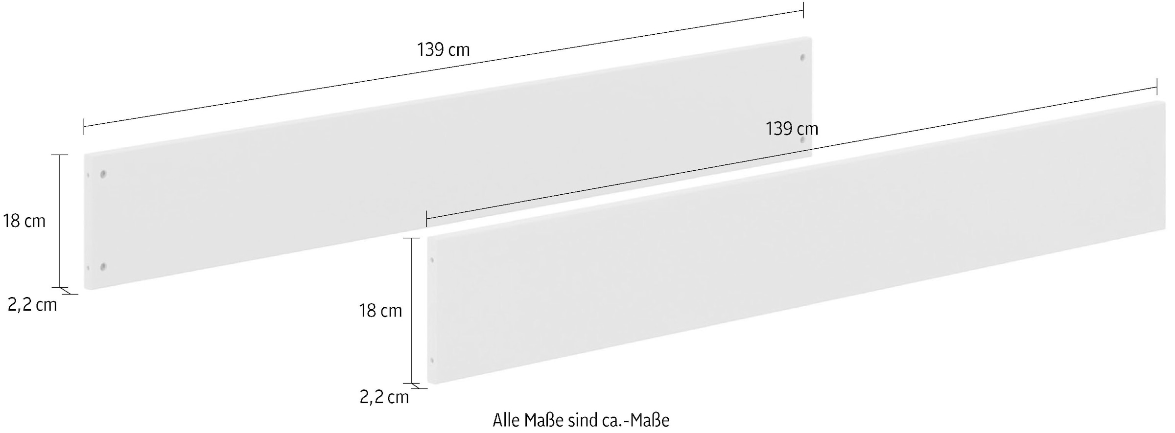 PAIDI Umbauseiten »JONTE für den Umbau vom Babybett zum Juniorbett« Erweiterungs-Set zum Kinderbett 70x140cm in Beige