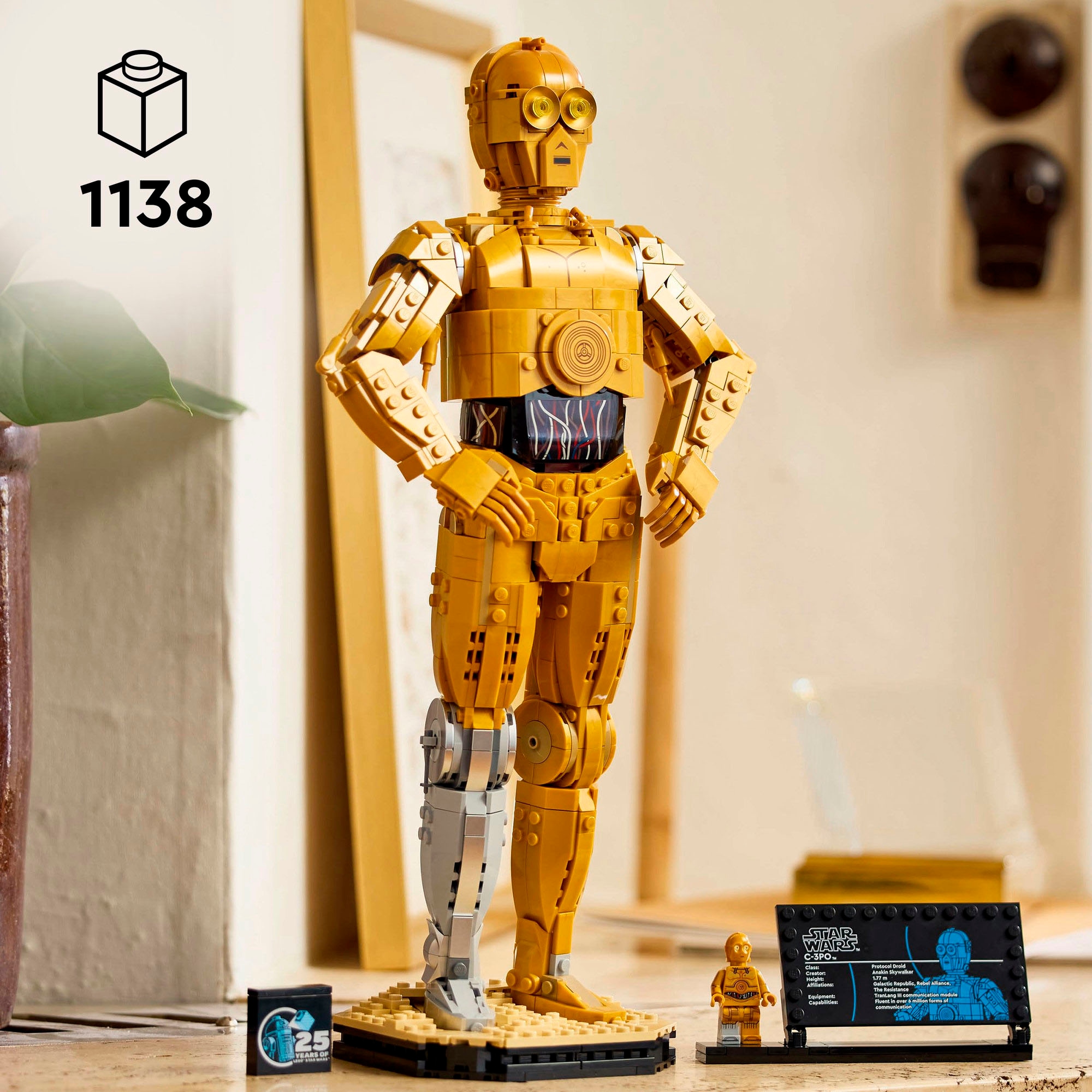 LEGO® Konstruktionsspielsteine »C-3PO™ (75398), LEGO Star Wars TM«, (1138 St.), Made in Europe