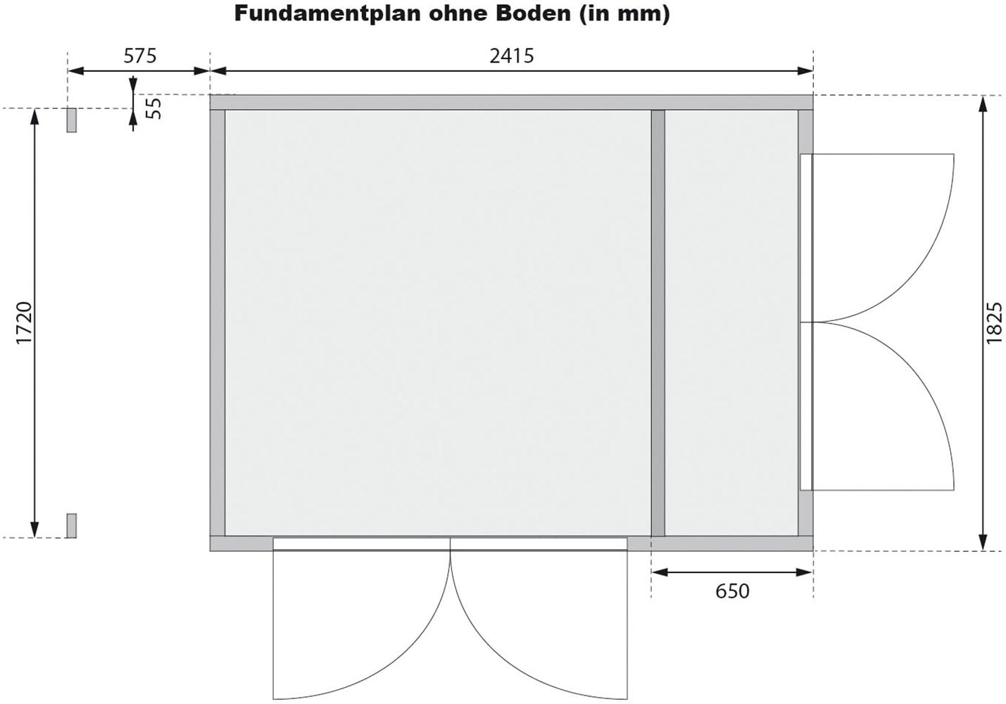 Karibu Gartenhaus »Multifunktionshaus 1 Pultdach« naturbelassen oder terragrau
