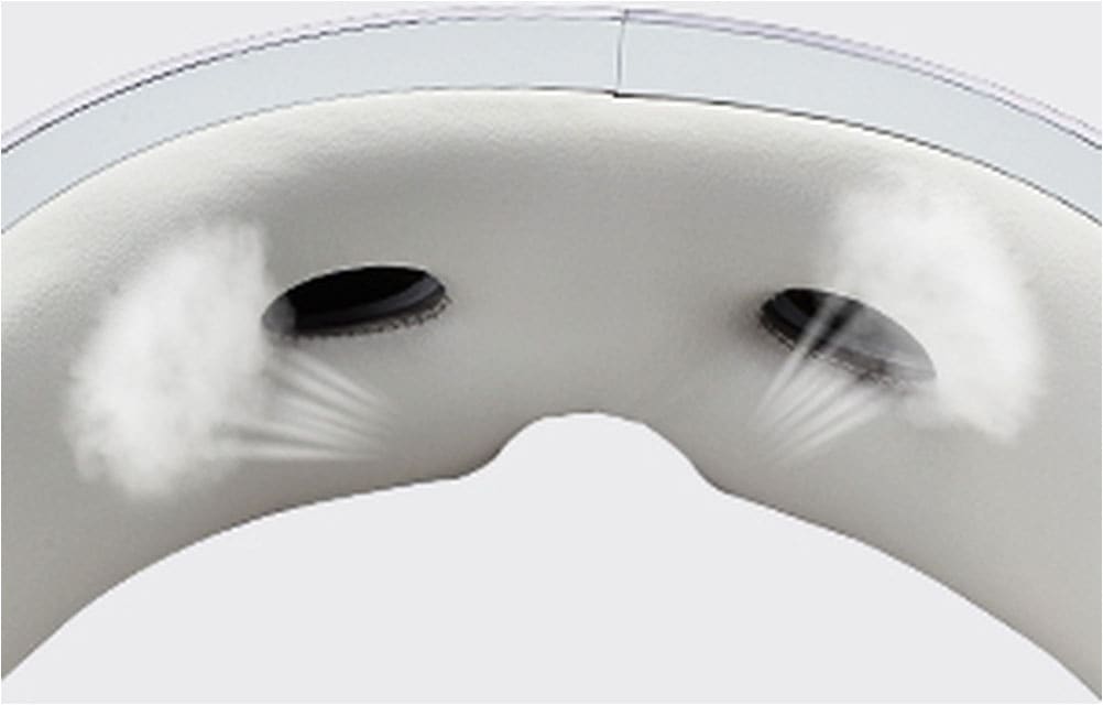 Renpho Gesichtsmassagegerät »Eyeris View« Luftdruck, Wärme, Vibration, Sichtfenster, 5 Modi, Bluetooth, Akku