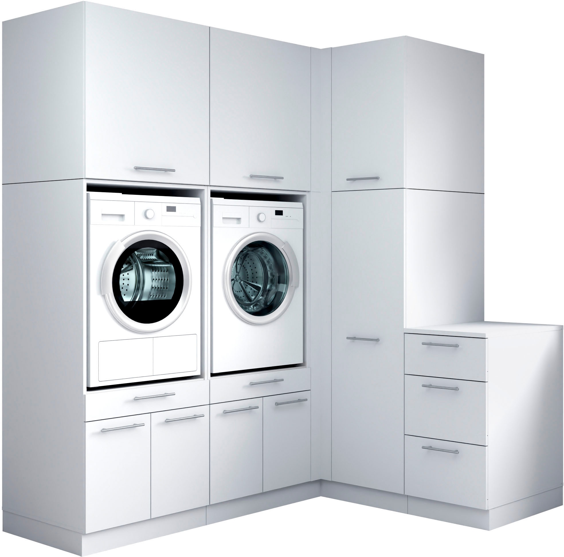 Laundreezy Mehrzweckschrank-Set »Laundreezy, 6-tlg. Mehrzweckschrank-Set B/H/T 203/238/68 cm« 6 Stk. tlg.