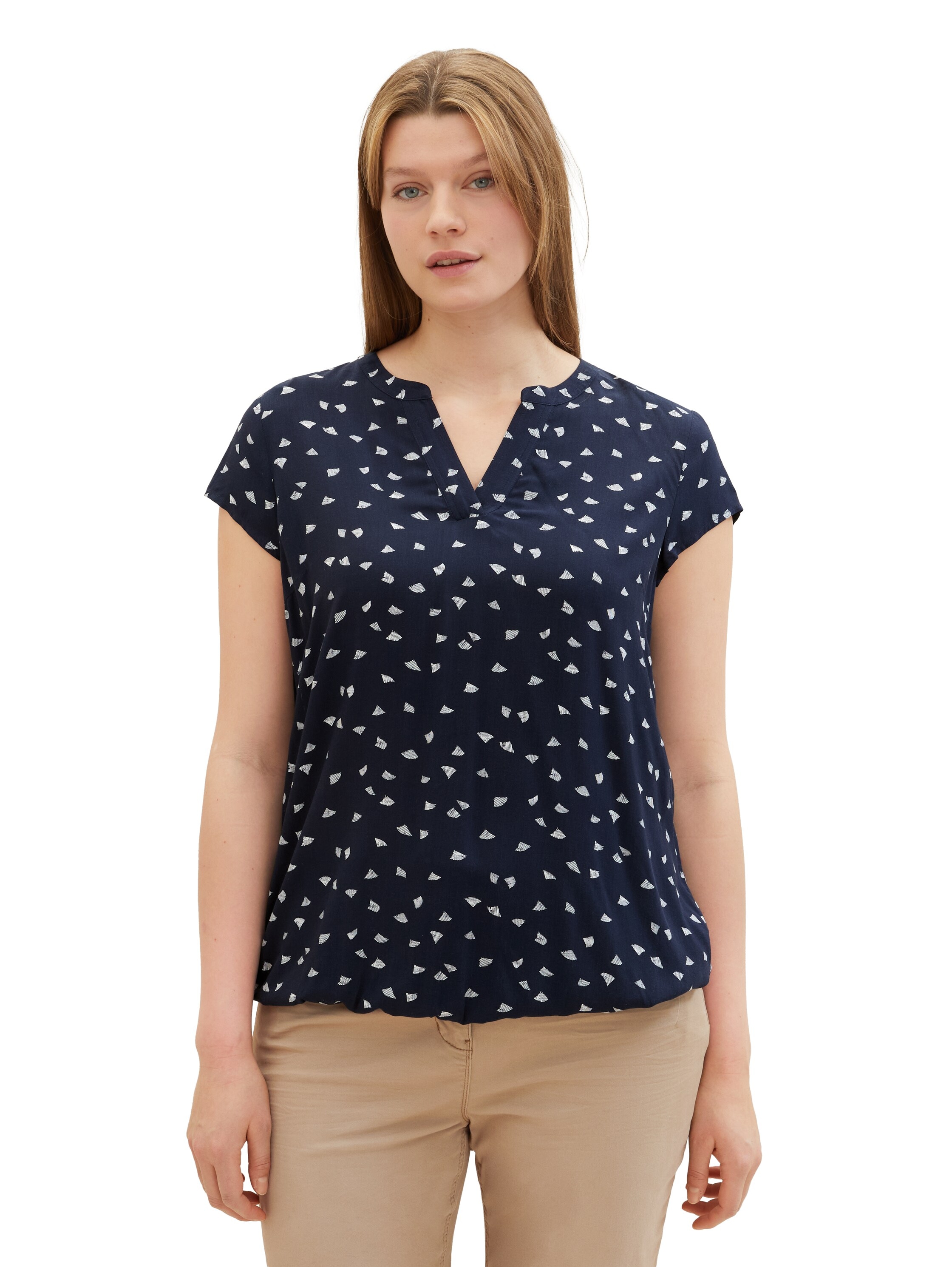 Druckbluse, in floraler Optik