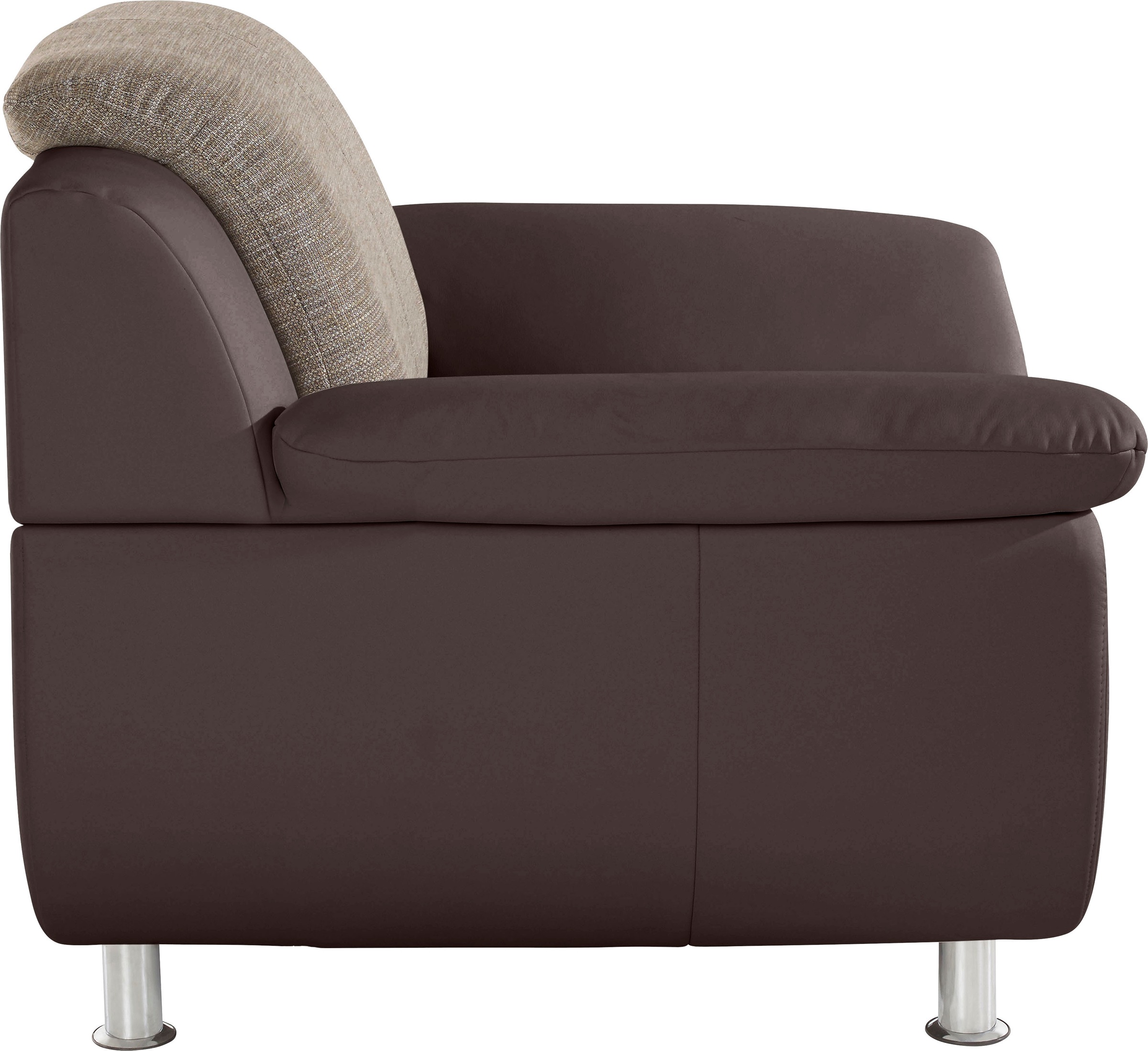 TRENDMANUFAKTUR Sessel »Rondo 3, Loungesessel«, wahlweise mit komfortablem Federkern, mit extra breiten Armlehnen