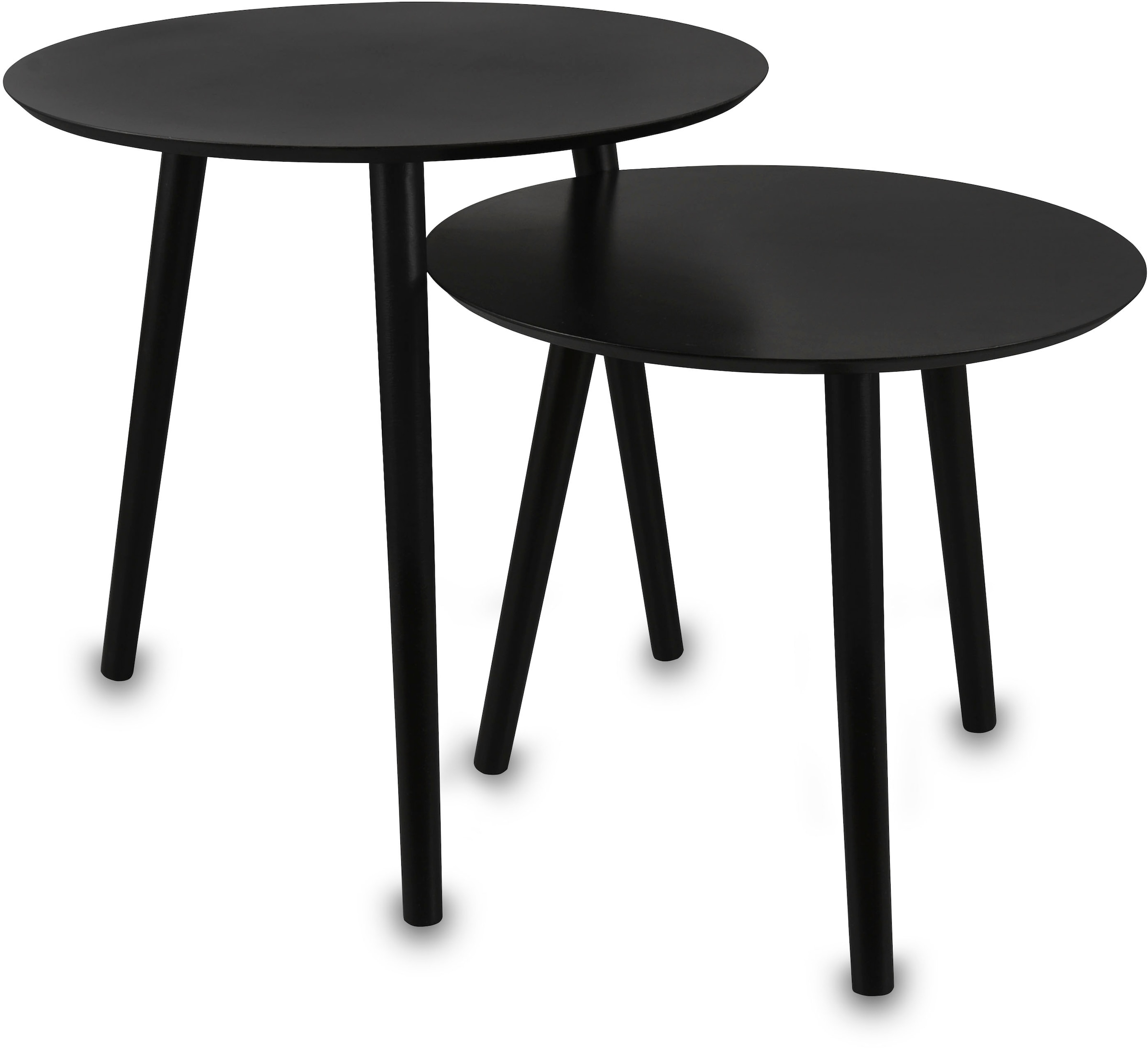 MIRRORS AND MORE Beistelltisch »Vilana« Set, 2 Stk. tlg. schlichte Farbgebung