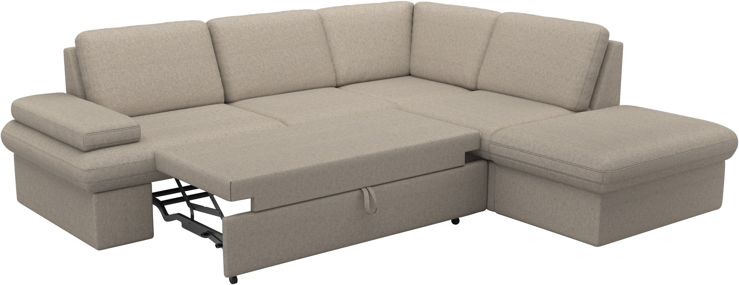 sit&more Ecksofa »Moreno«, mit Armteilverstellung,wahlweise mit Bettfunktion