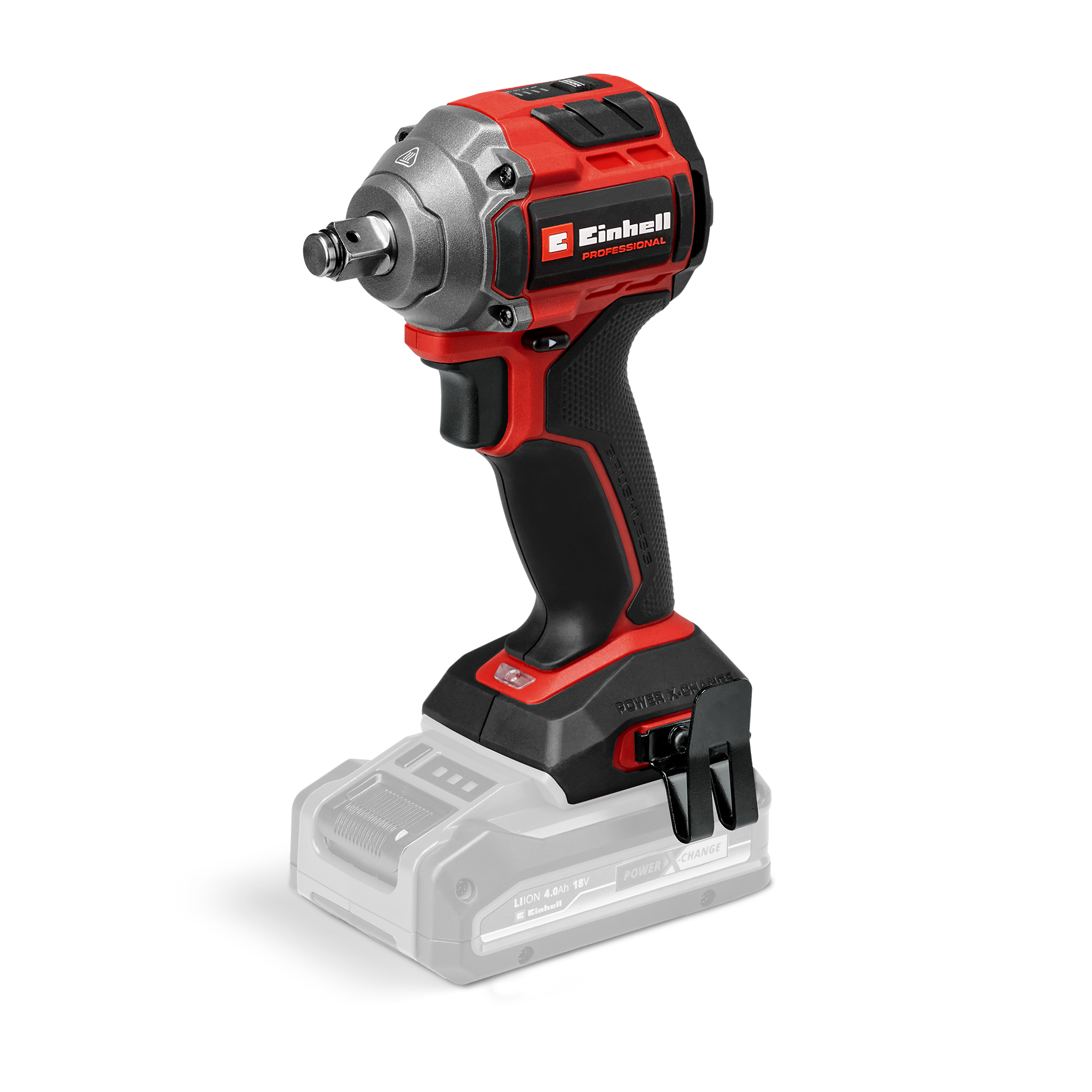 Einhell, Akku-Schlagschrauber »TP-CW 18/260-C Li BL - Solo« ohne Akku und Ladegerät, Schwarz, Rot, Hohes Drehmoment zum einfachen Lösen von Radmuttern