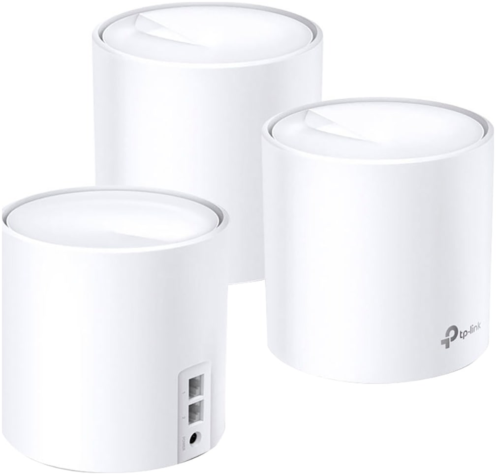 TP-Link WLAN-Router »Deco X60 AX3000 Whole-Home Mesh System«, (Packung, 3x Deco X60), (3er Pack)