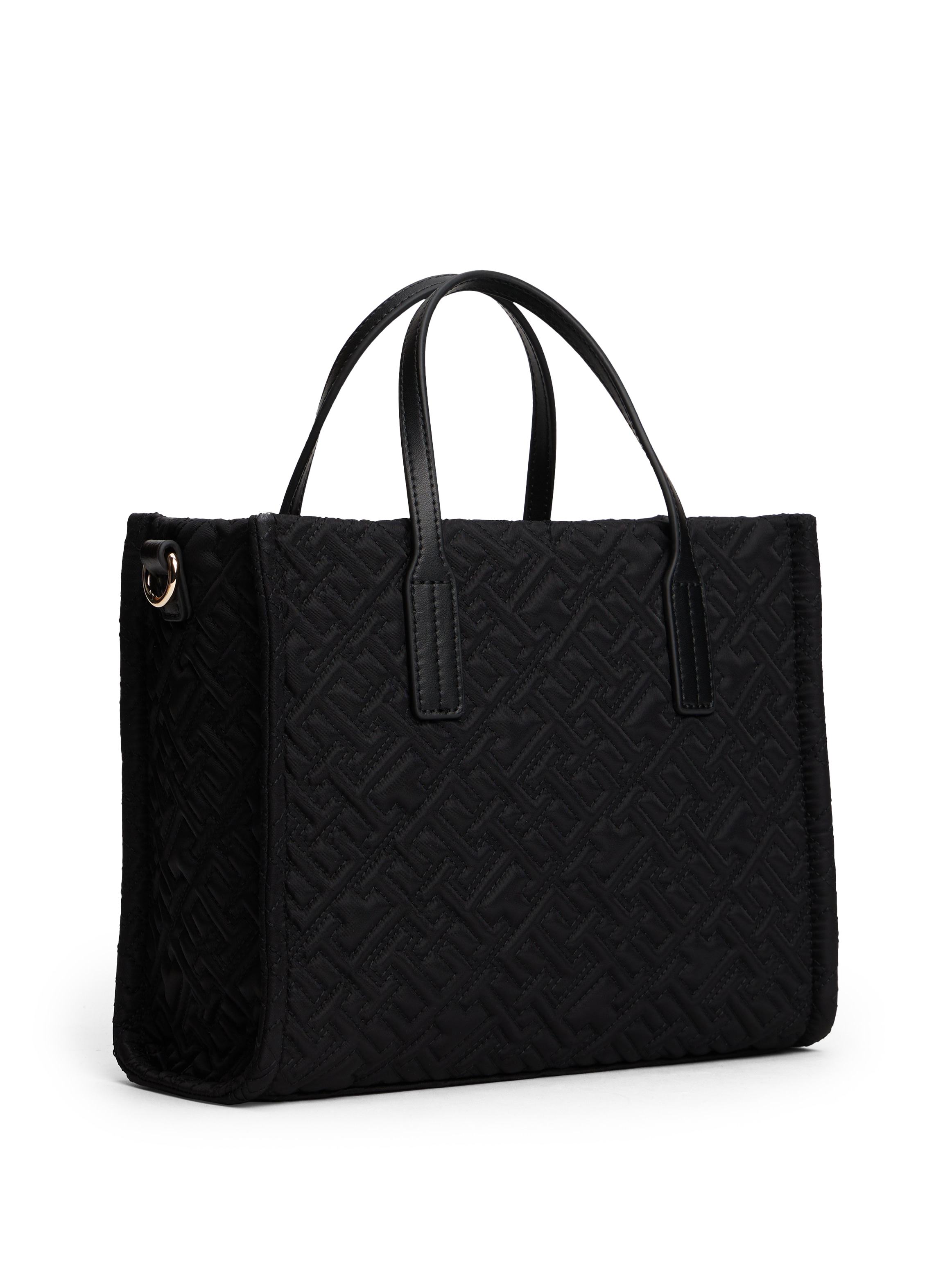 Tommy Hilfiger Tragetasche »TH CITY MINI TOTE MONO NYLON« , Damen Schultertasche, Businesstasche mit TH-Logoprägung