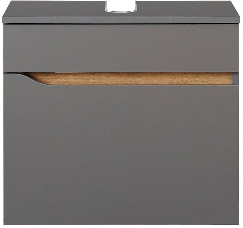 Saphir Badmöbel-Set »Quickset 2-teilig, Waschbeckenunterschrank mit LED-Spiegel« 2 Stk. tlg.