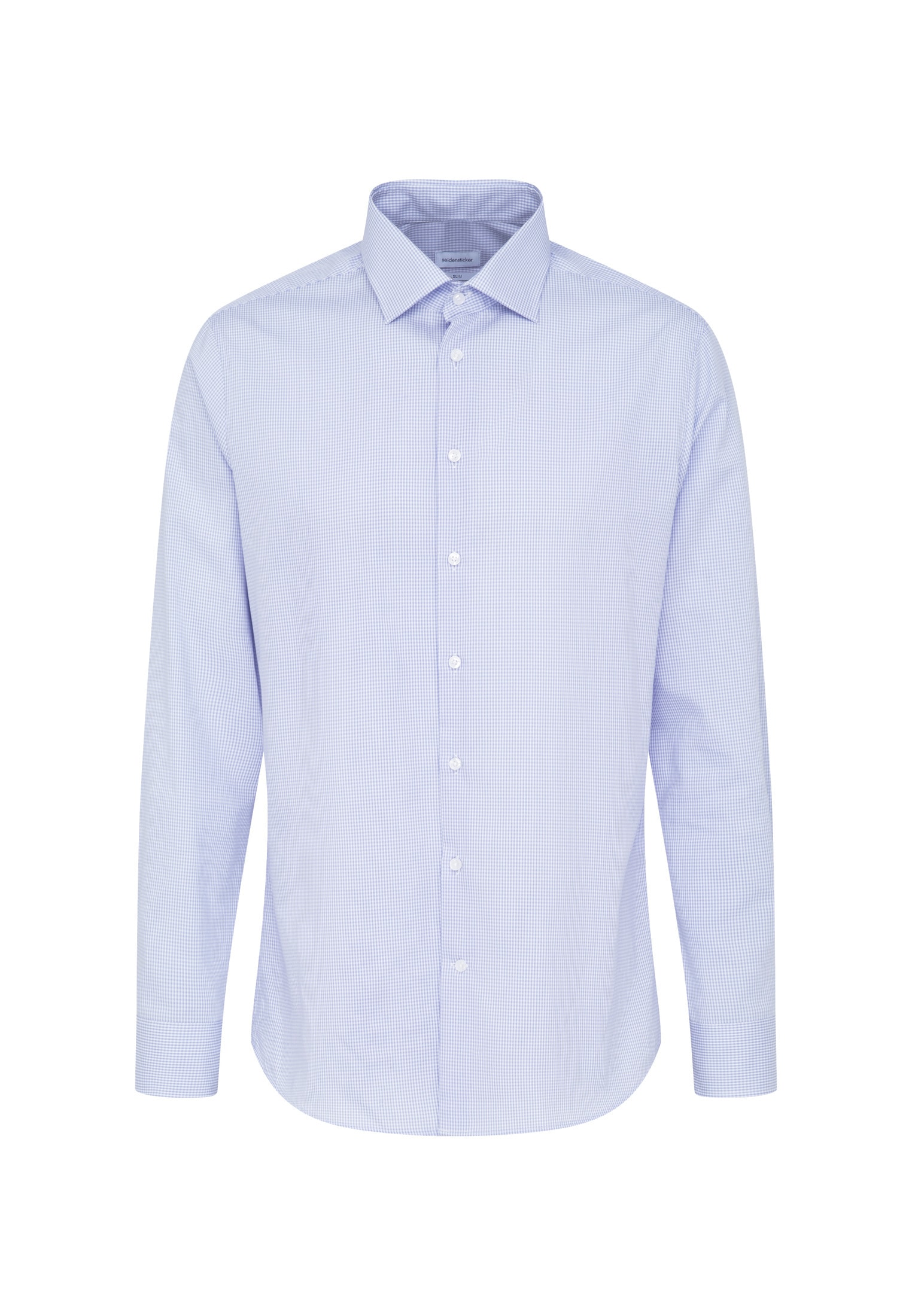 seidensticker Businesshemd »Schwarze Rose« Slim 1/1 Kentkragen Karo