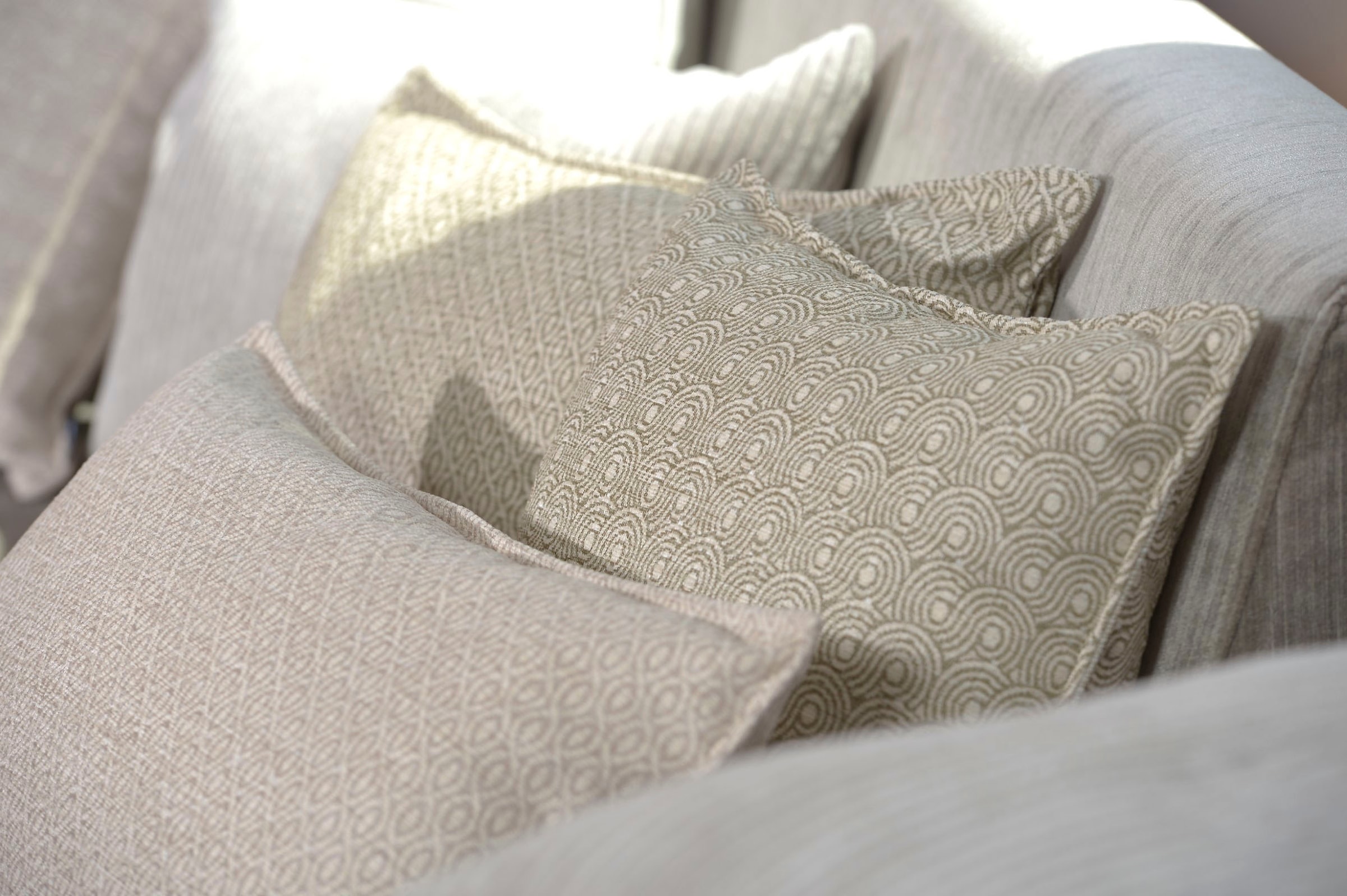 H.O.C.K. Dekokissen »Ivo« leicht gemustert