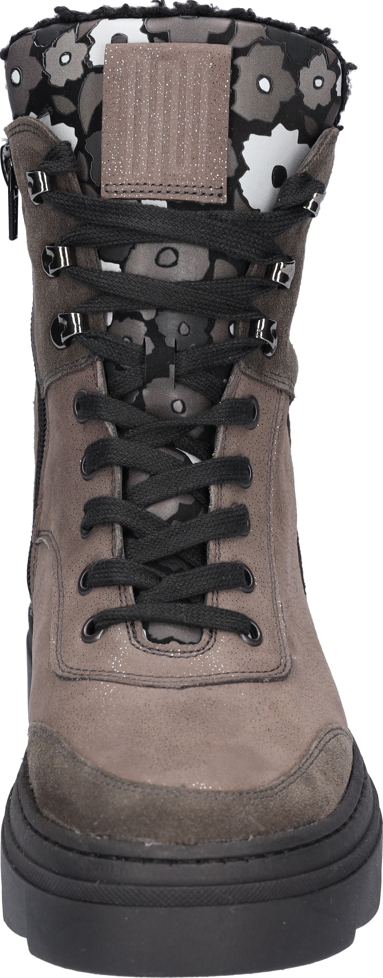 Waldläufer Schnürboots »H-SAIGA«, Schnürstiefelette, Plateauboots in Komfortweite H (= sehr weit)