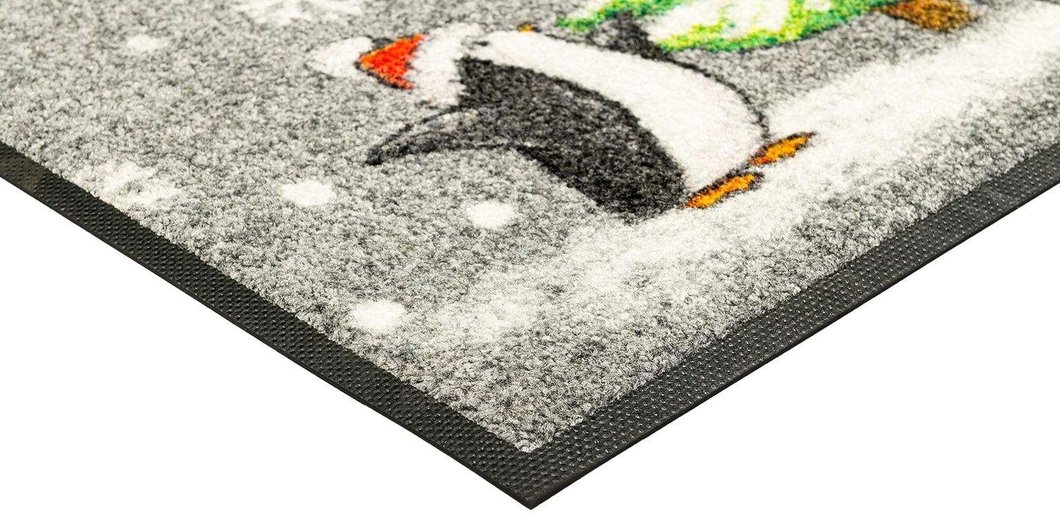 wash+dry by Kleen-Tex Fußmatte »Polar Friends« rechteckig 7 mm Höhe