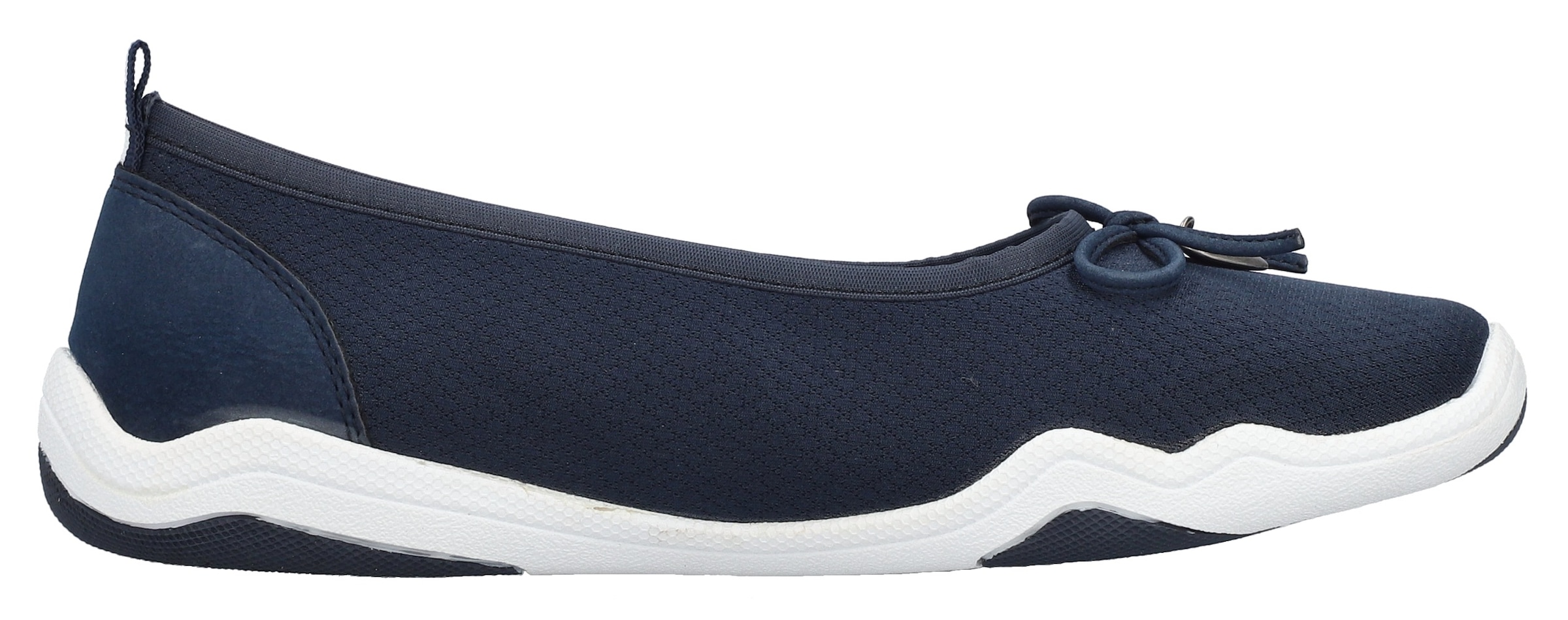 Rieker Ballerina, Slip-on Sneaker, Slipper, Schlupfschuh in veganer Verarbeitung