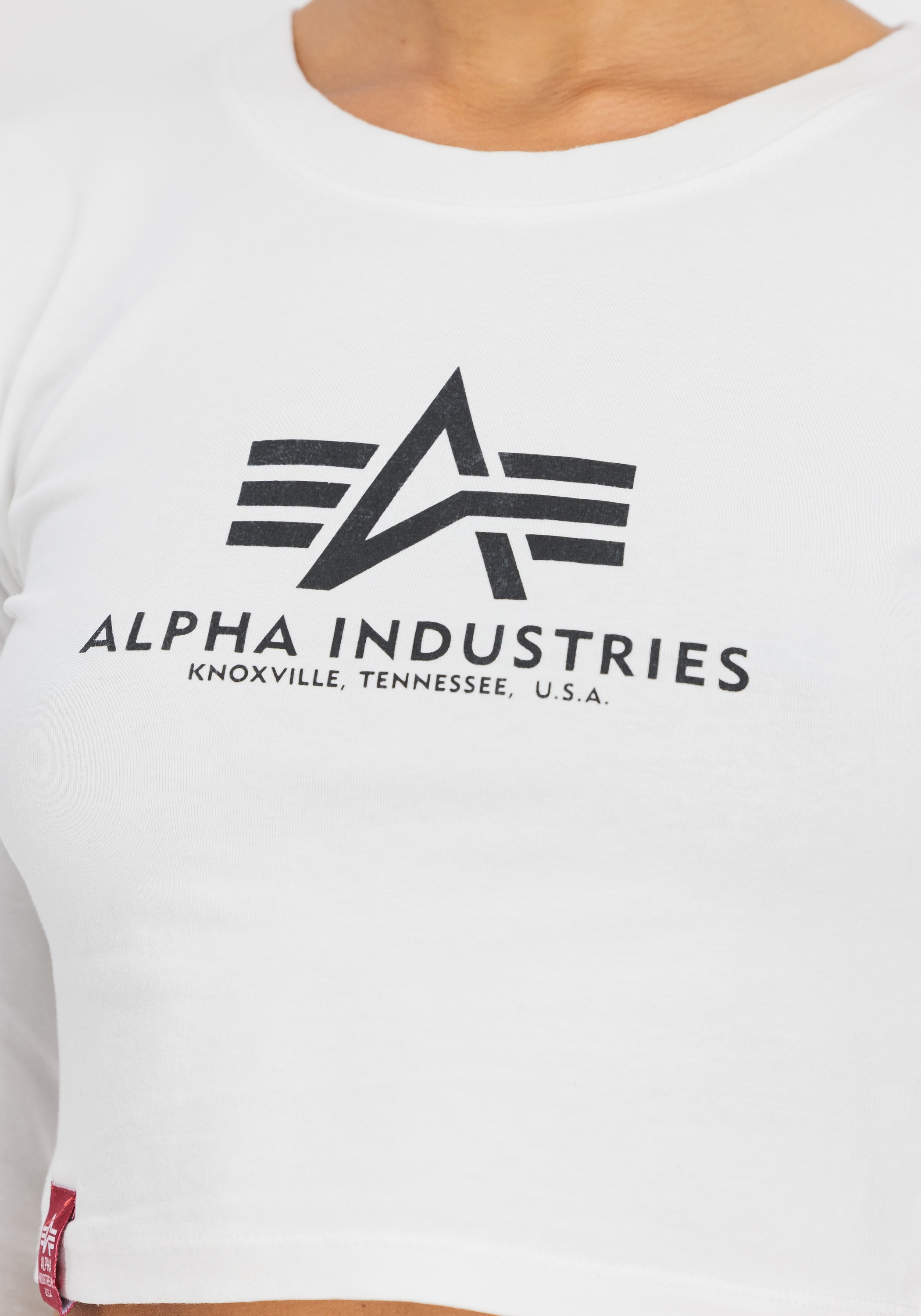 Alpha Industries Sweater »Alpha Industries Women - Longsleeves Basic Cropped Longsleeve W«