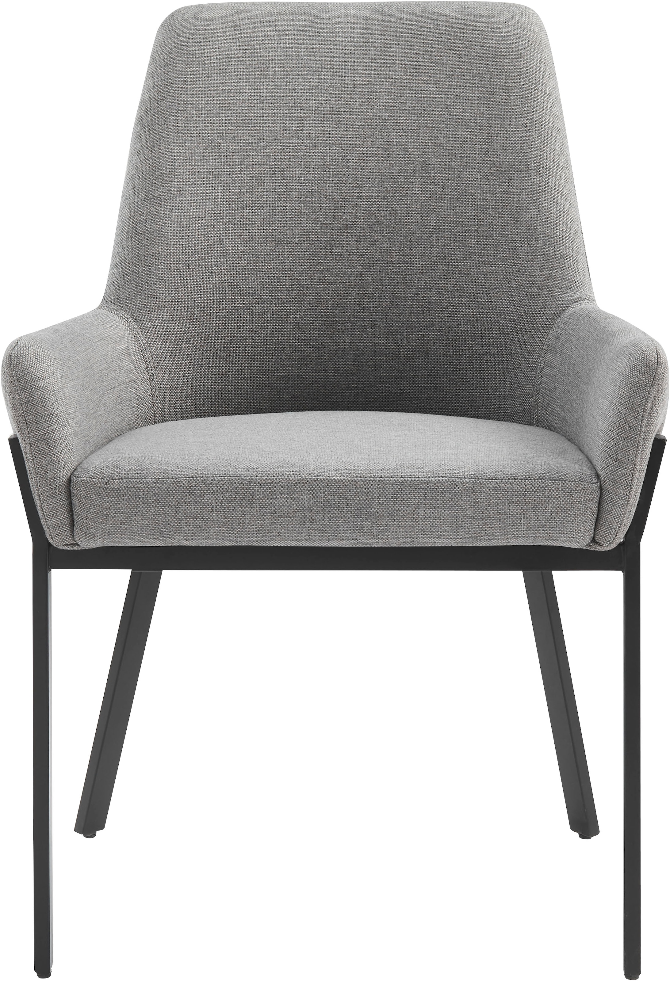 OTTO home Stuhl »Lome« () 1 Stk.mit pflegeleichtem Webstoff Bezug, Metallgestell, Sitzhöhe 49 cm
