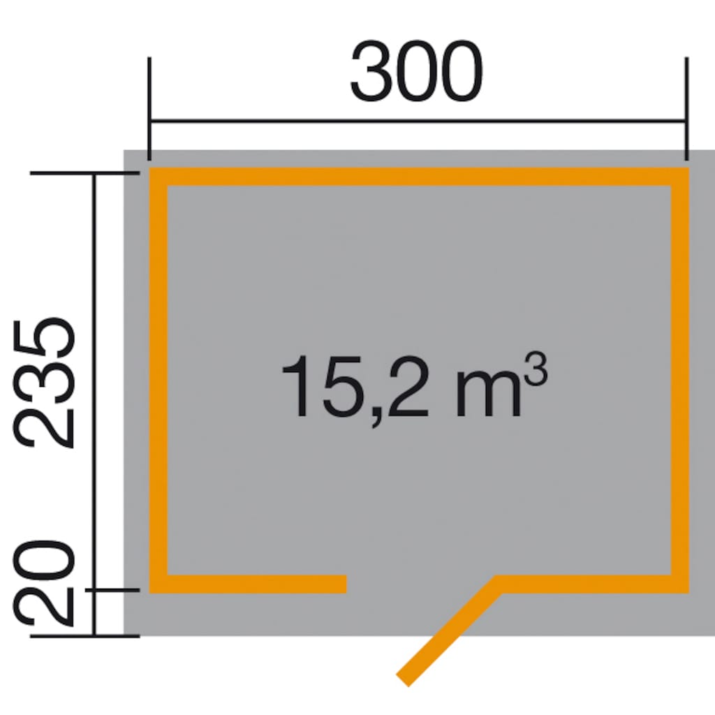weka Gartenhaus »260 Gr.2«