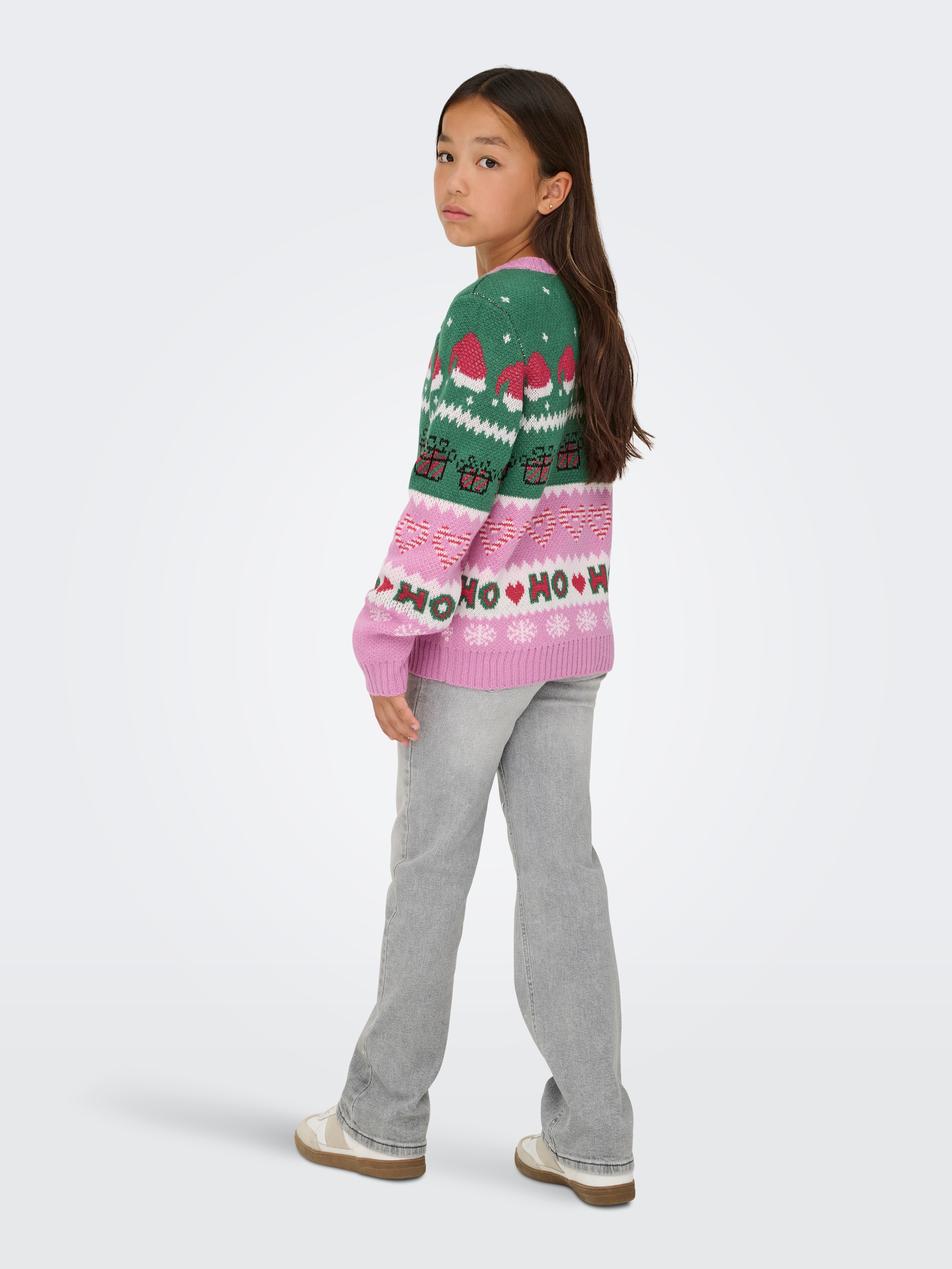 KIDS ONLY Weihnachtspullover »KOGHOHO XMAS LS PULLOVER KNT«