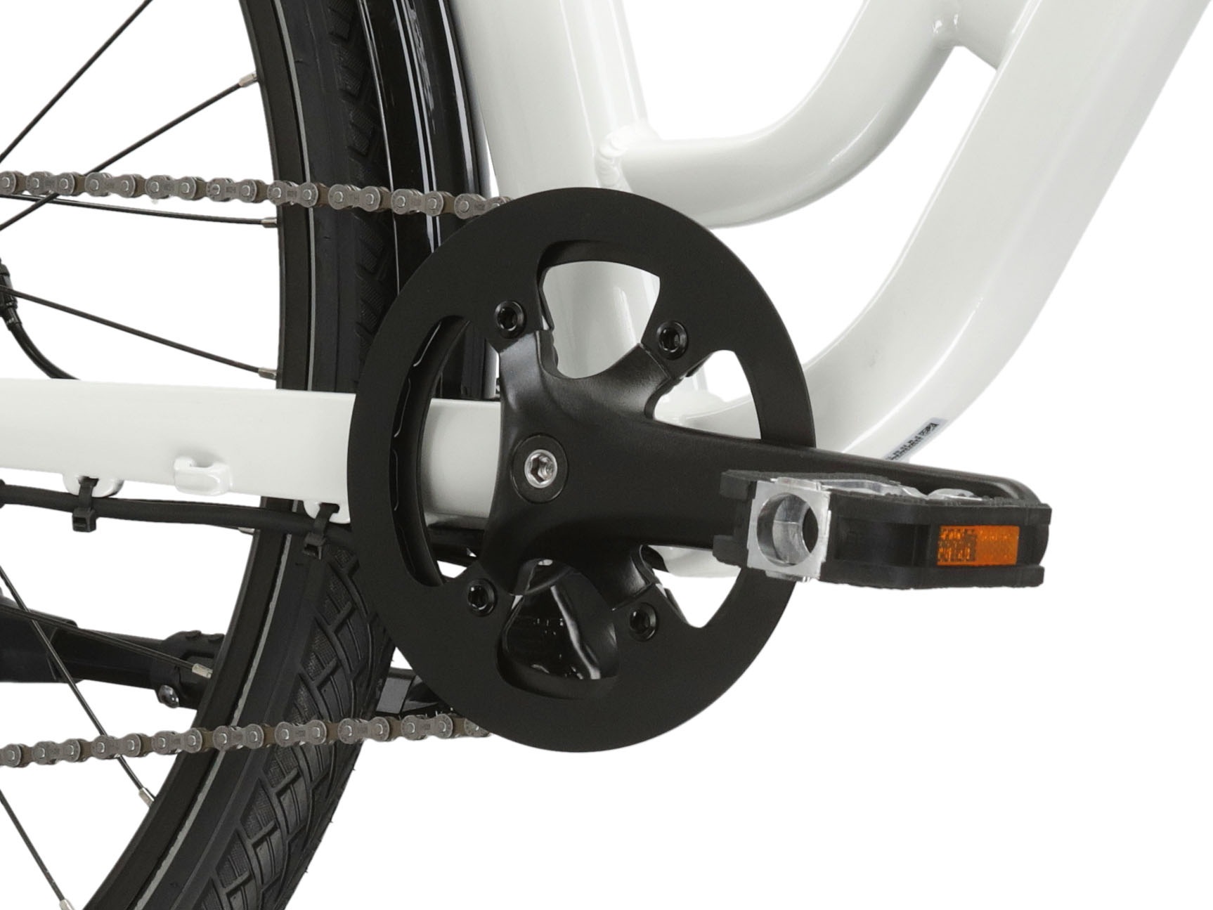 Kross E-Bike »E-Citybike Sentio Hybrid 1.0 28 Zoll weiß«, 8 Gang, microSHIFT, M26S, Heckmotor 250 W, Pedelec, Elektrofahrrad für Damen und Herren