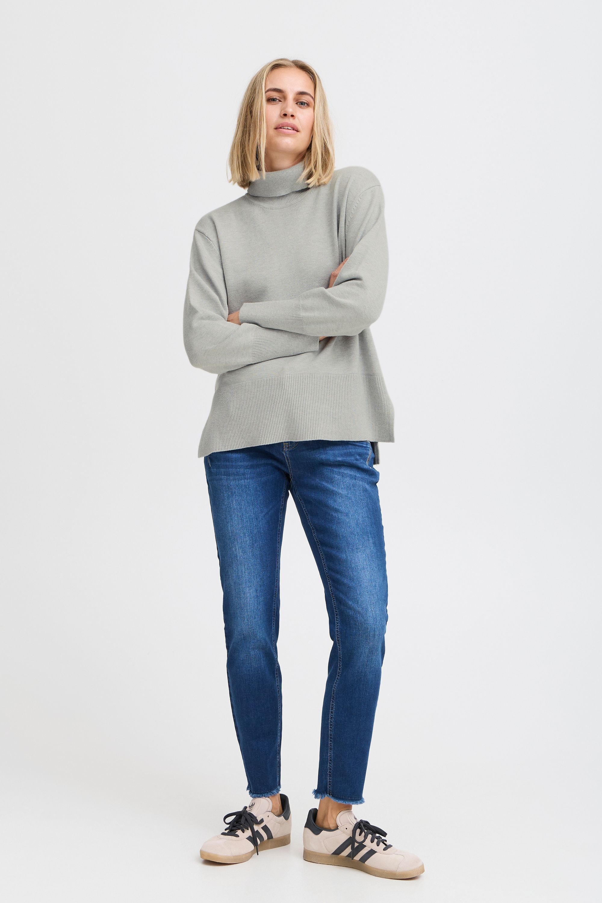 Pulz Jeans Strickfleece-Pullover »Strickpullover PZSTEFFI Roll Neck«